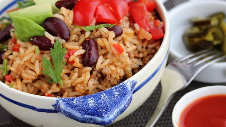 Beefy Naked Burrito Skillet