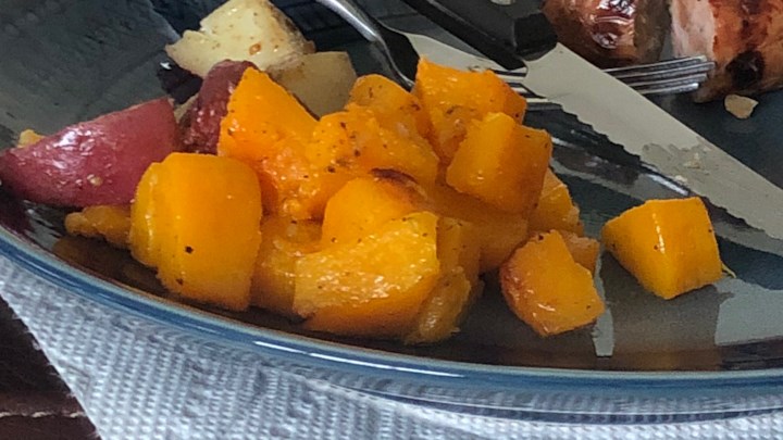 Easy And Simple Roasted Butternut Squash