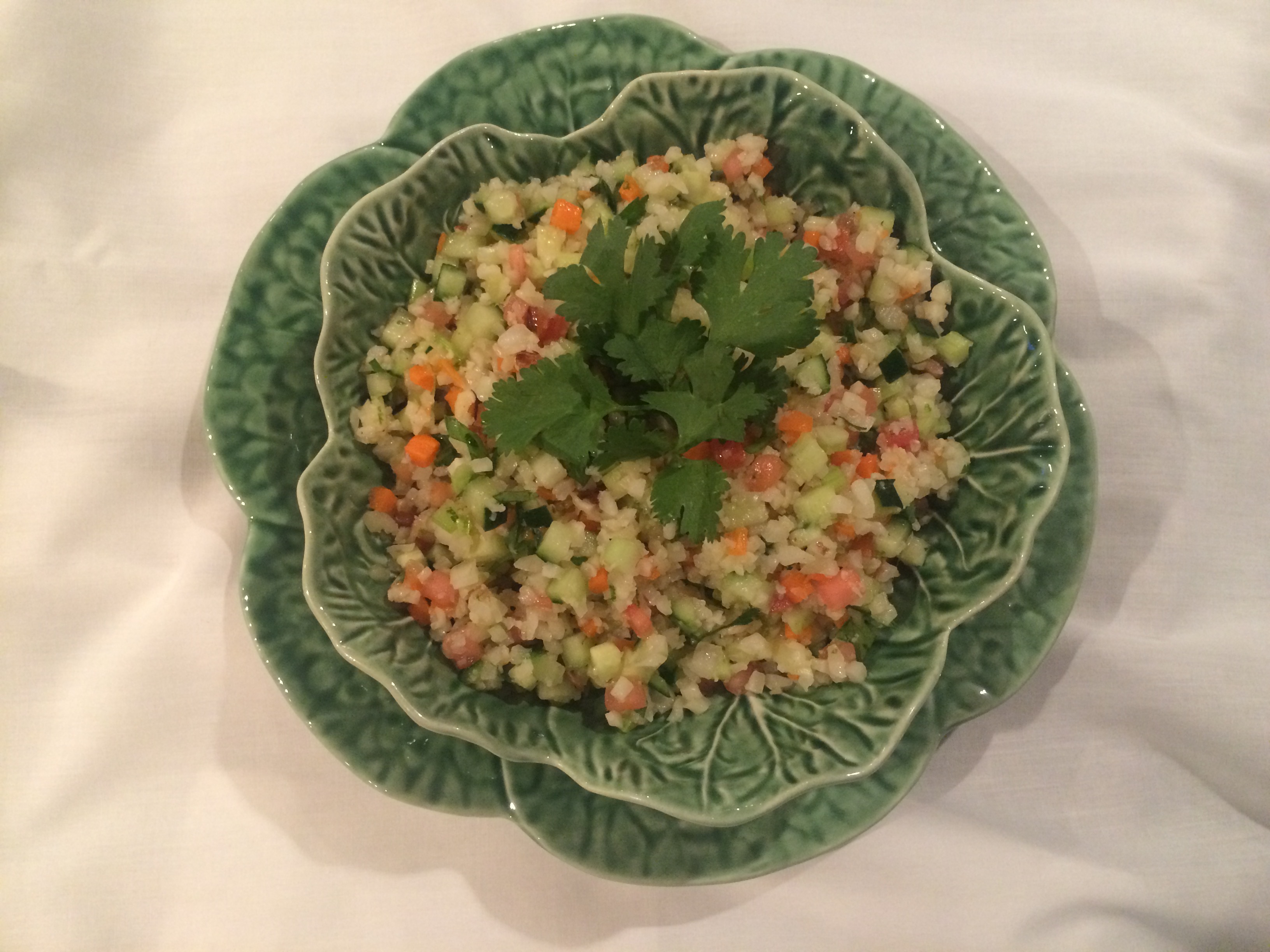 Cauliflower Rice Chopped Salad image
