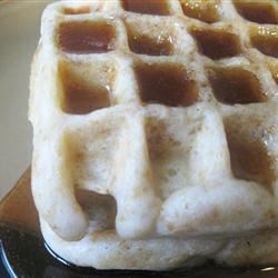 Cornflake Waffles with Honey Sauce image