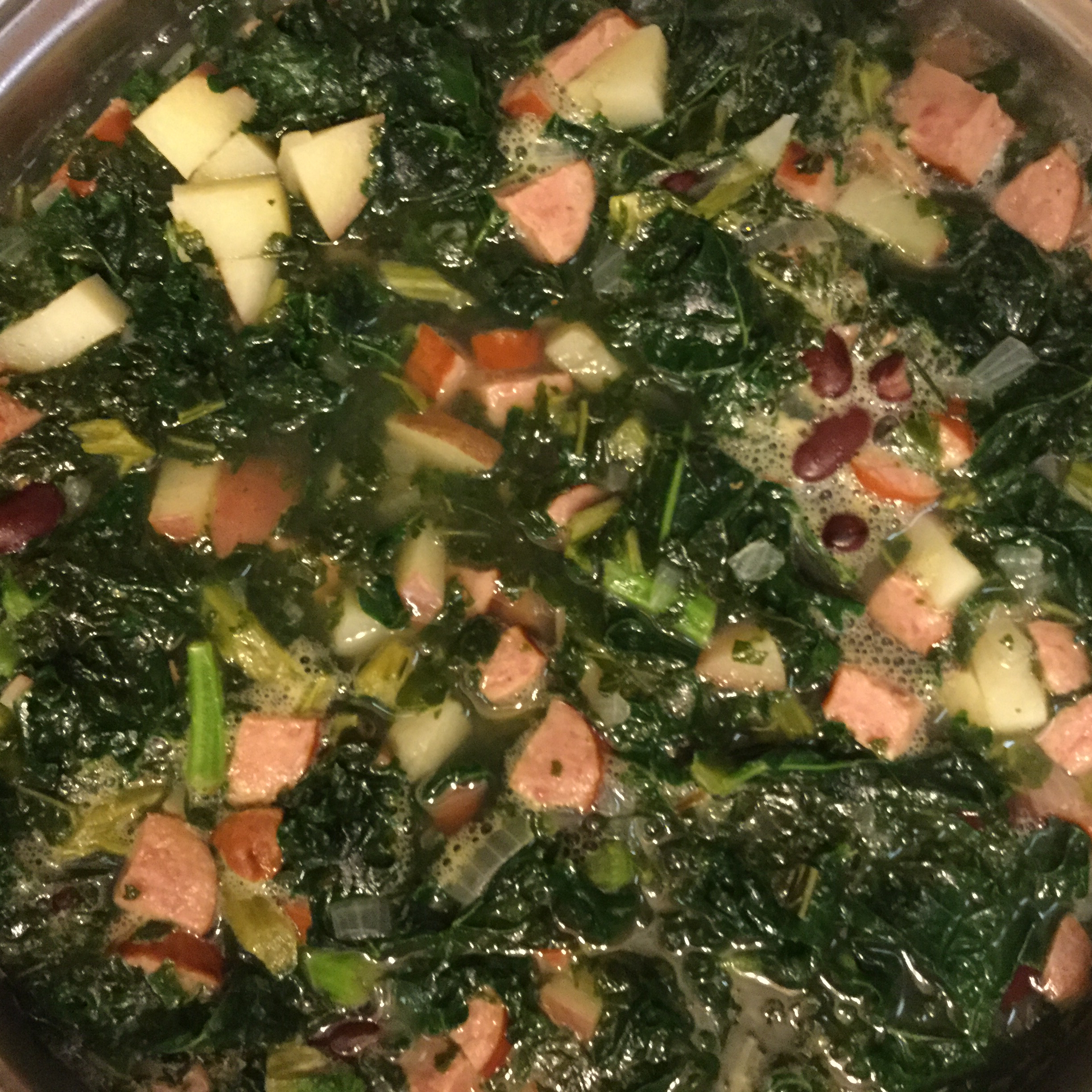 Portuguese Beans With Kale And Linguica Recipe Allrecipes