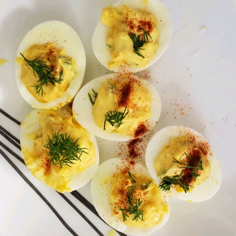 Classic Savory Deviled Eggs Recipe Allrecipes 1856