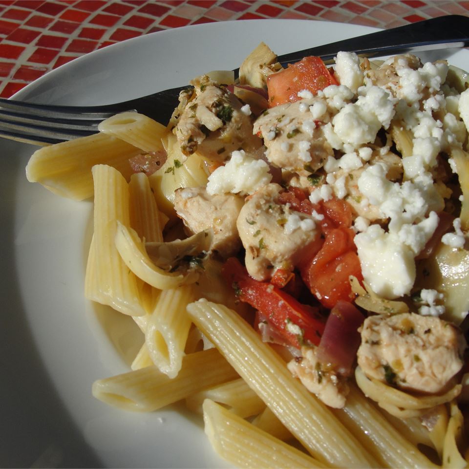 Greek Penne and Chicken image