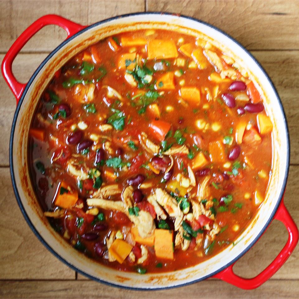 Spicy Chicken and Sweet Potato Stew image