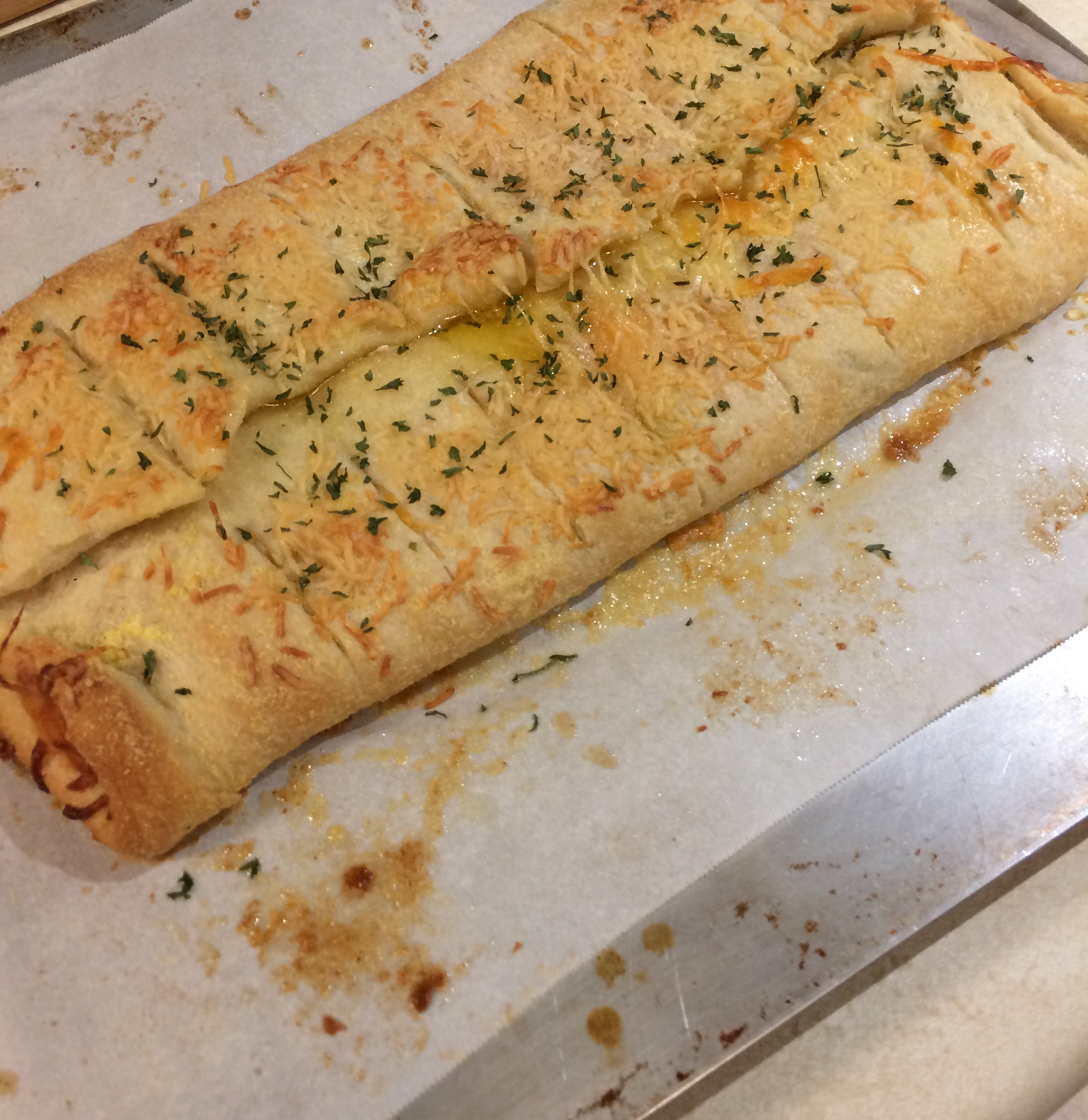 Easy, Breezy, Cheesy Stuffed Bread (Domino's® Copycat Recipe) Recipe ...