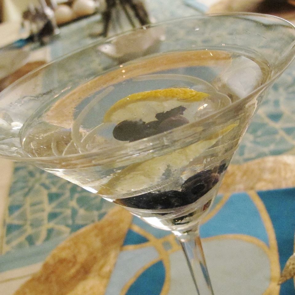 Lemon-Blueberry Martini image