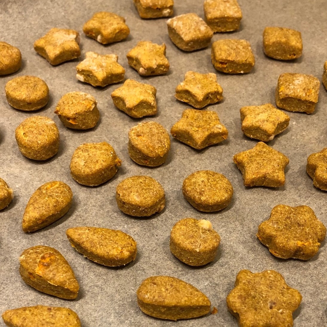 Peanut Butter and Carrot Dog Treats image
