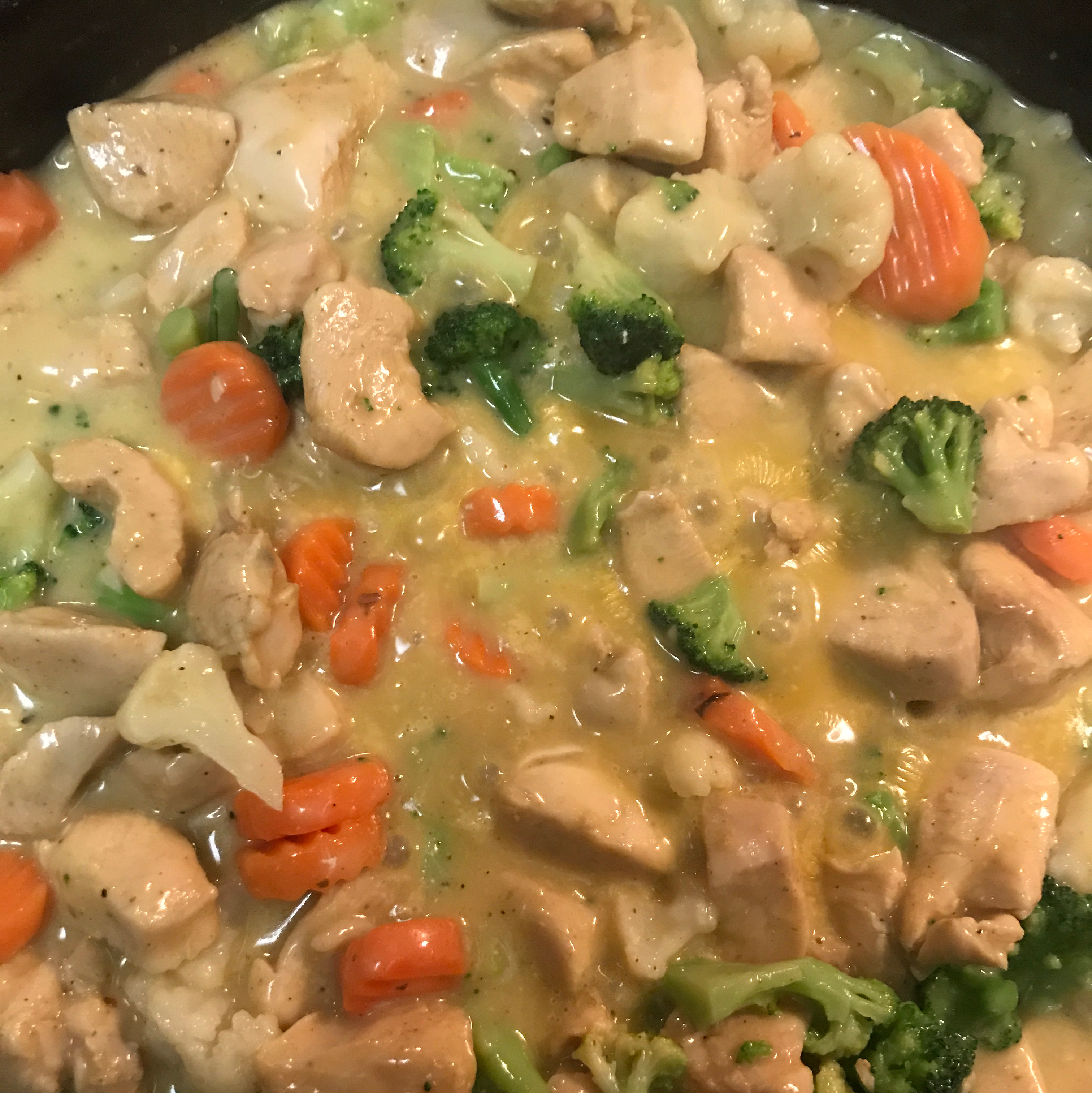 2 Step Inside Out Chicken Pot Pie Recipe Allrecipes