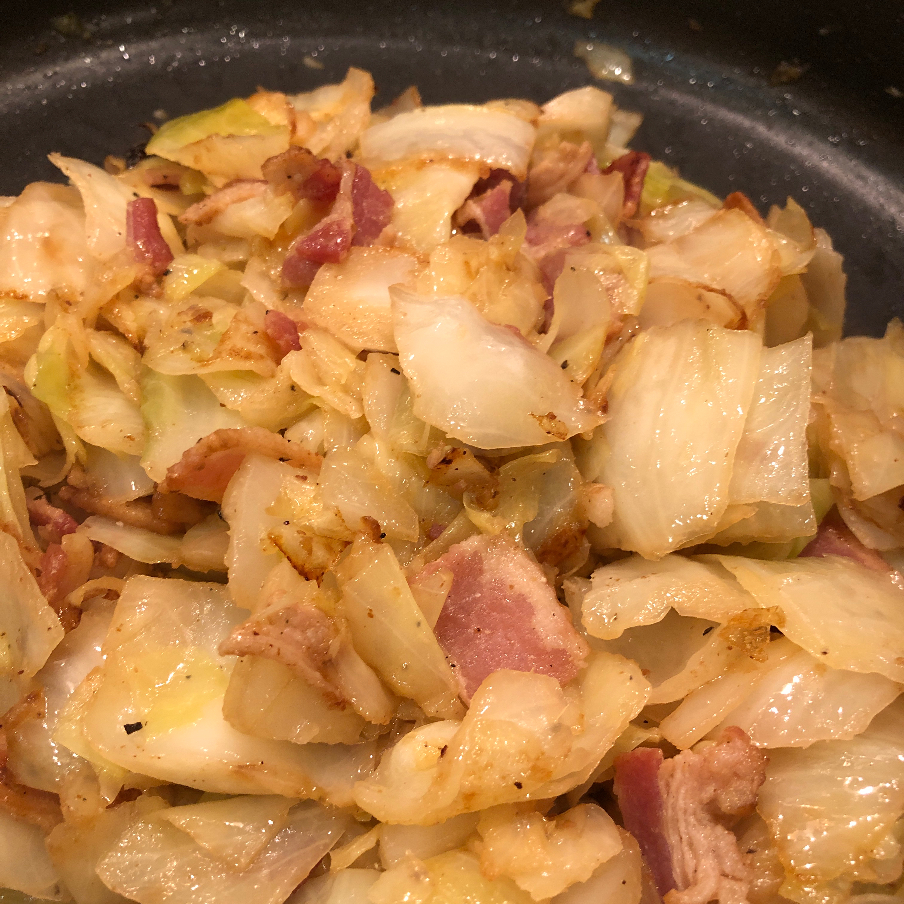 Southern Fried Smothered Cabbage image