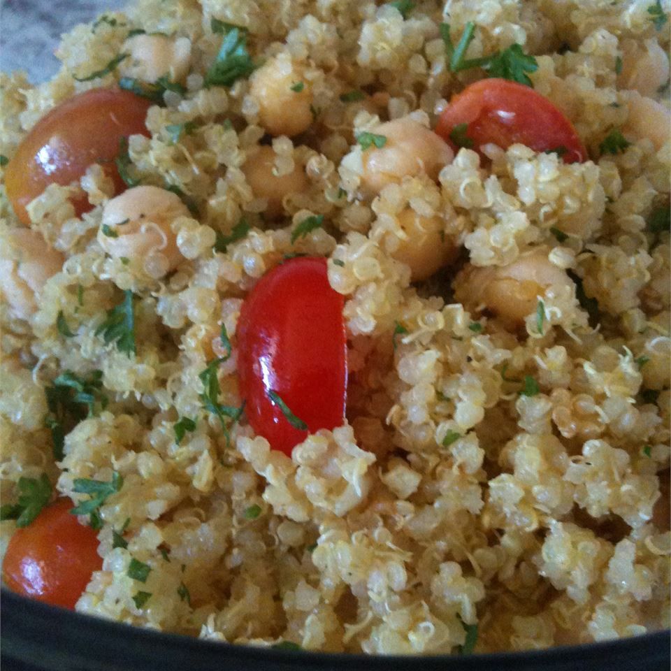 Quinoa with Chickpeas and Tomatoes Recipe Allrecipes