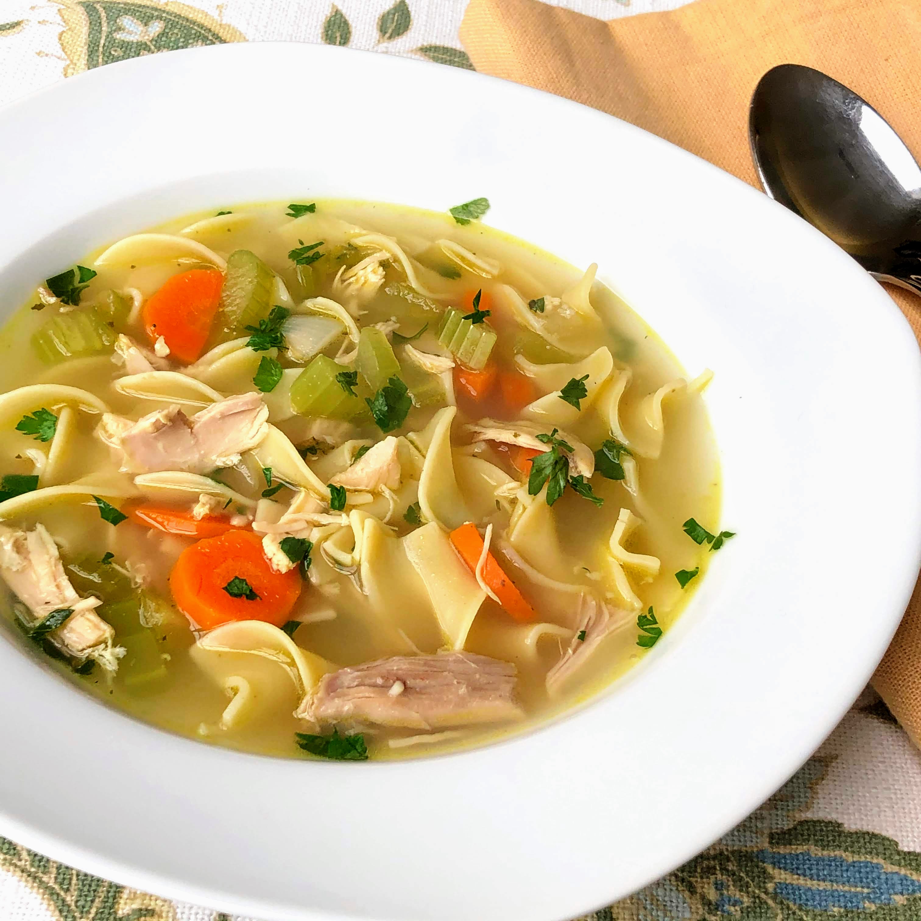 Chicken Noodle Soup with Egg Noodles