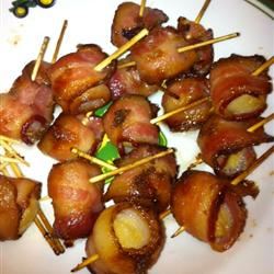 Marinated Scallops Wrapped in Bacon Recipe | Allrecipes