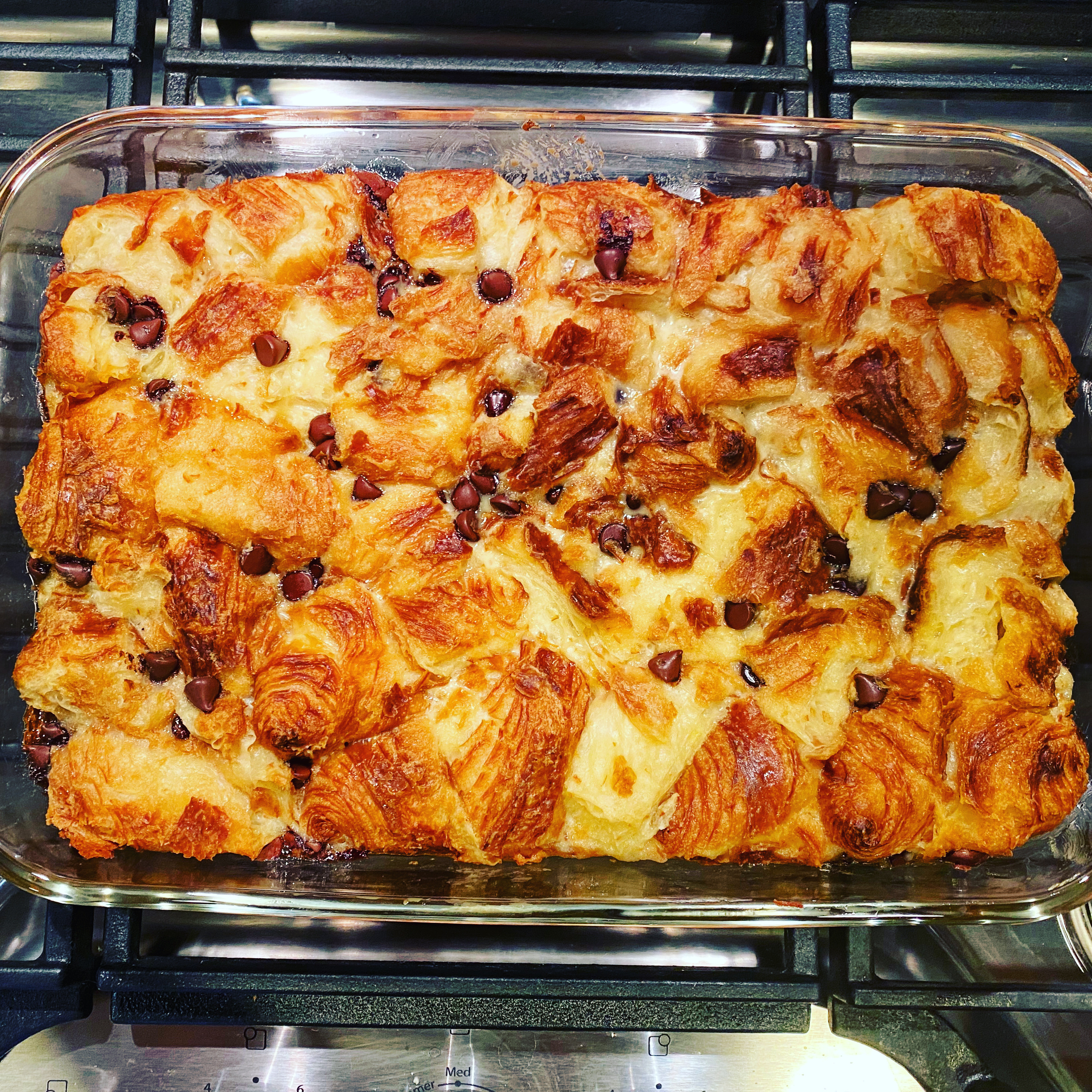 Chocolate Croissant Bread Pudding image