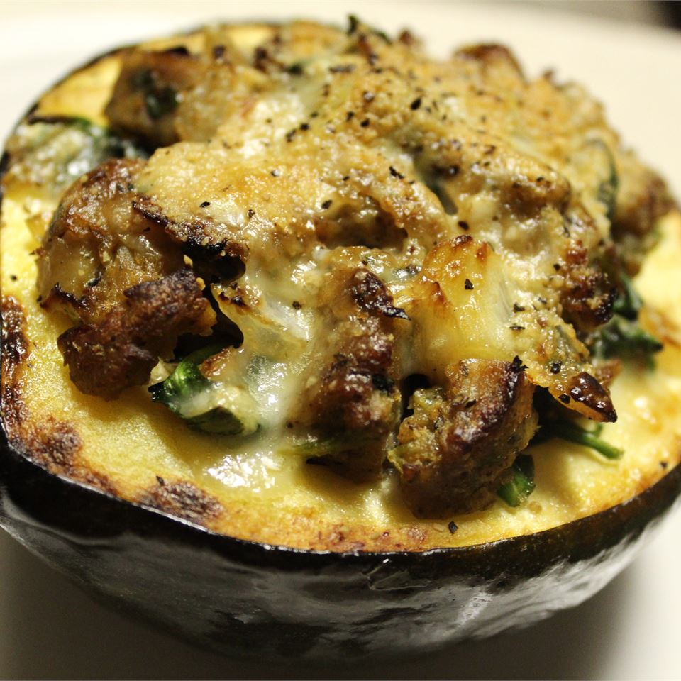 Cheesy Acorn Squash Recipe Allrecipes