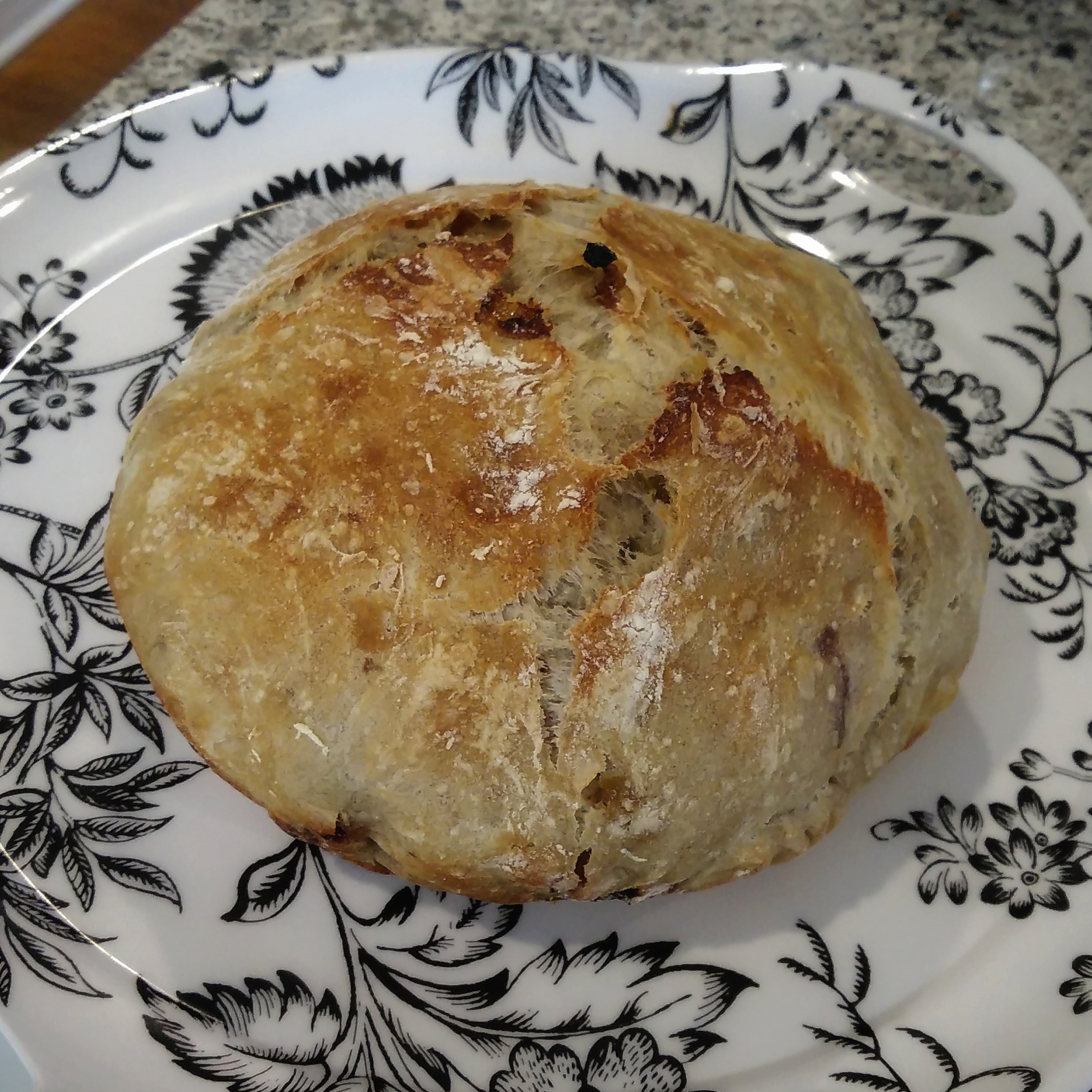 No-Knead Cinnamon and Raisin Bread image