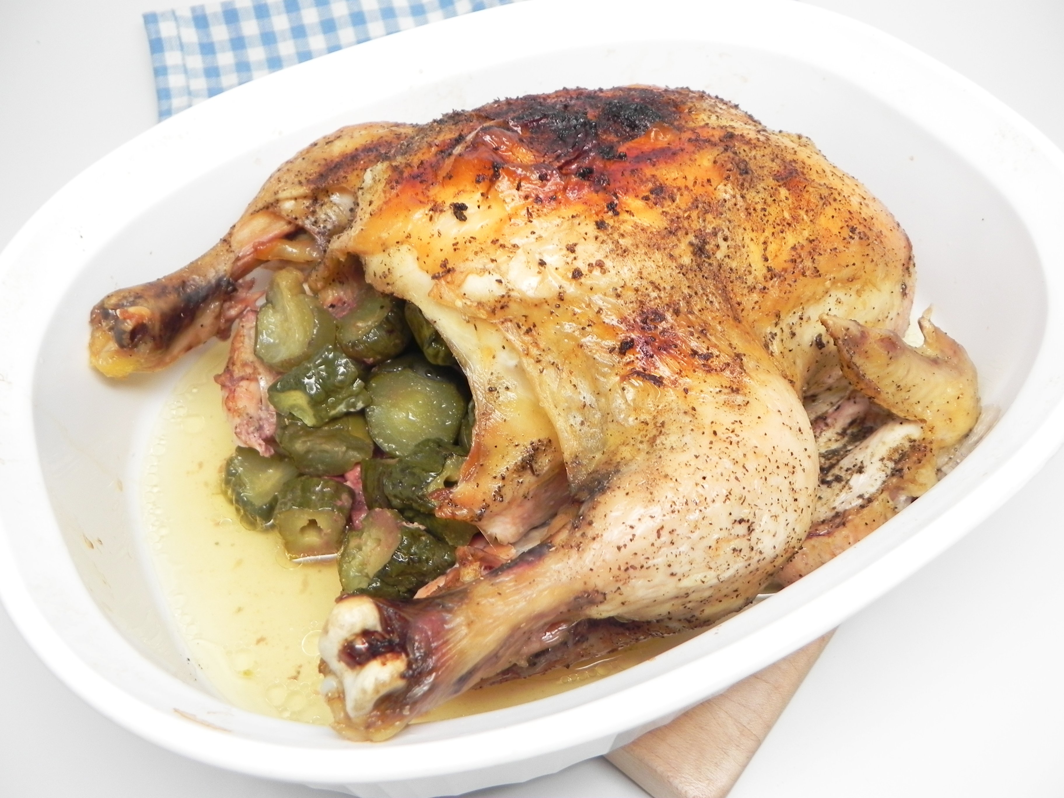 Dill Pickle Slow Cooker Whole Chicken image