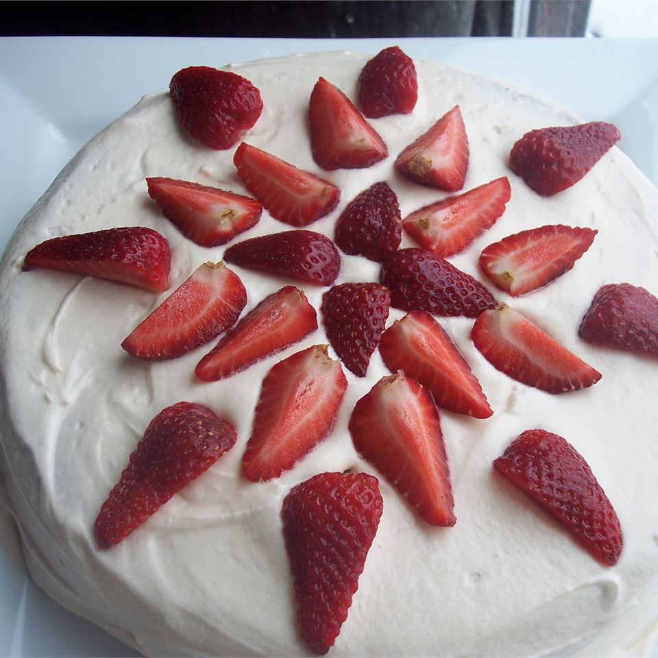 Jesse and Steve's Fresh Strawberry Cake Recipe Allrecipes