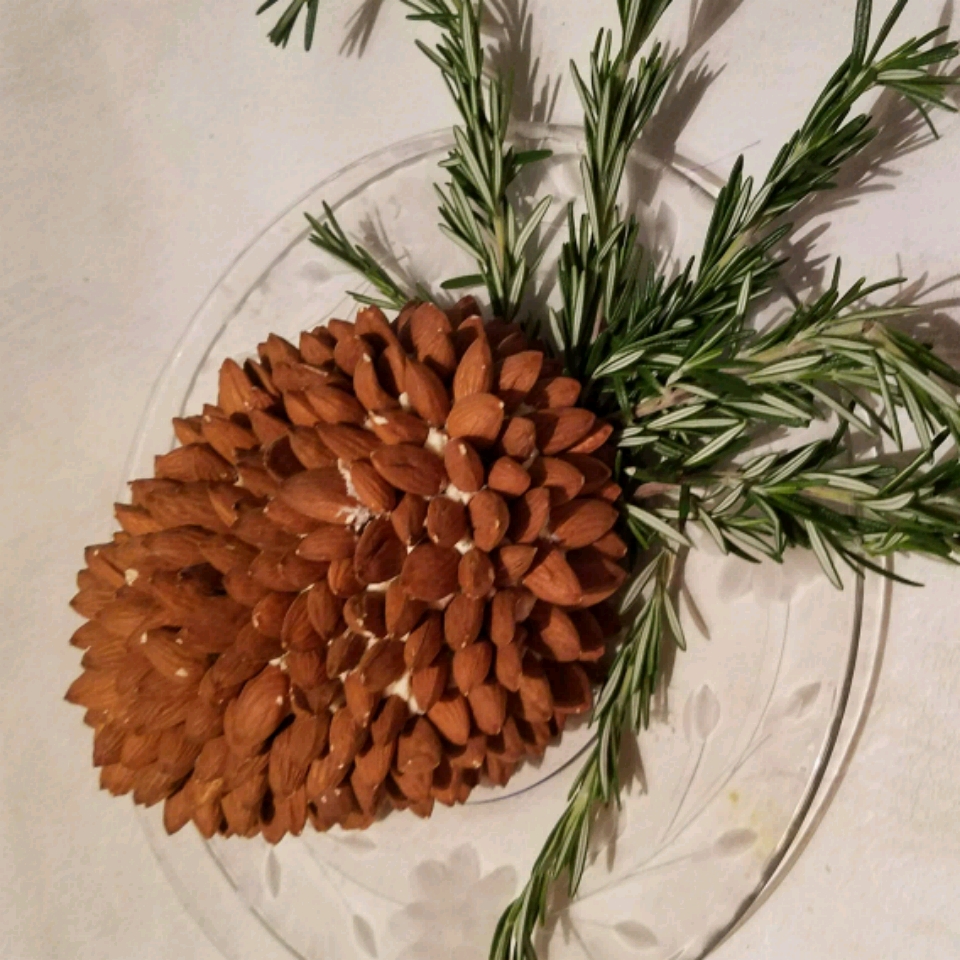 Large Oval Black Pine Cone Serving Platter 11” x 16”
