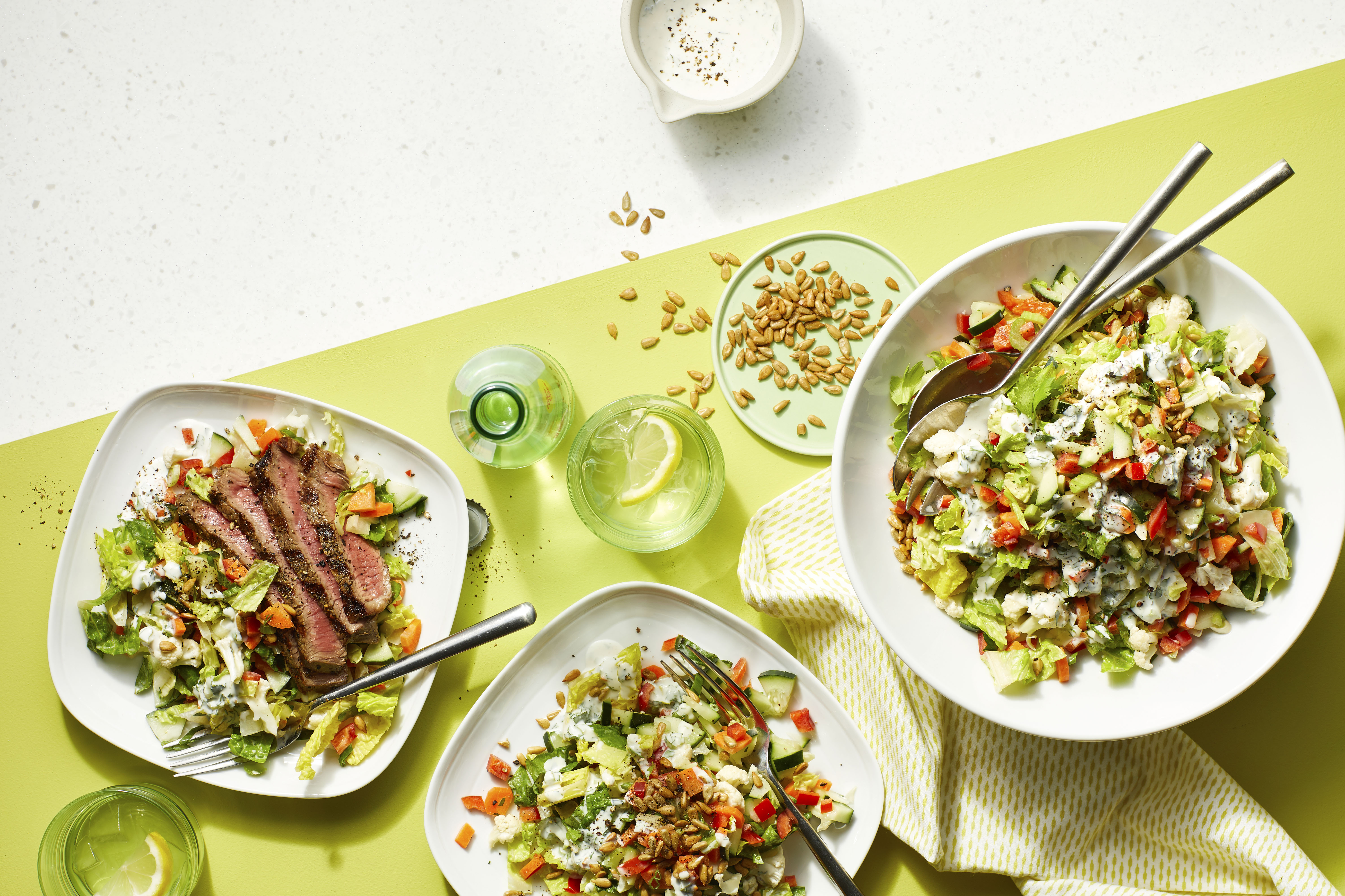 Chopped Salad with Buttermilk Dressing image