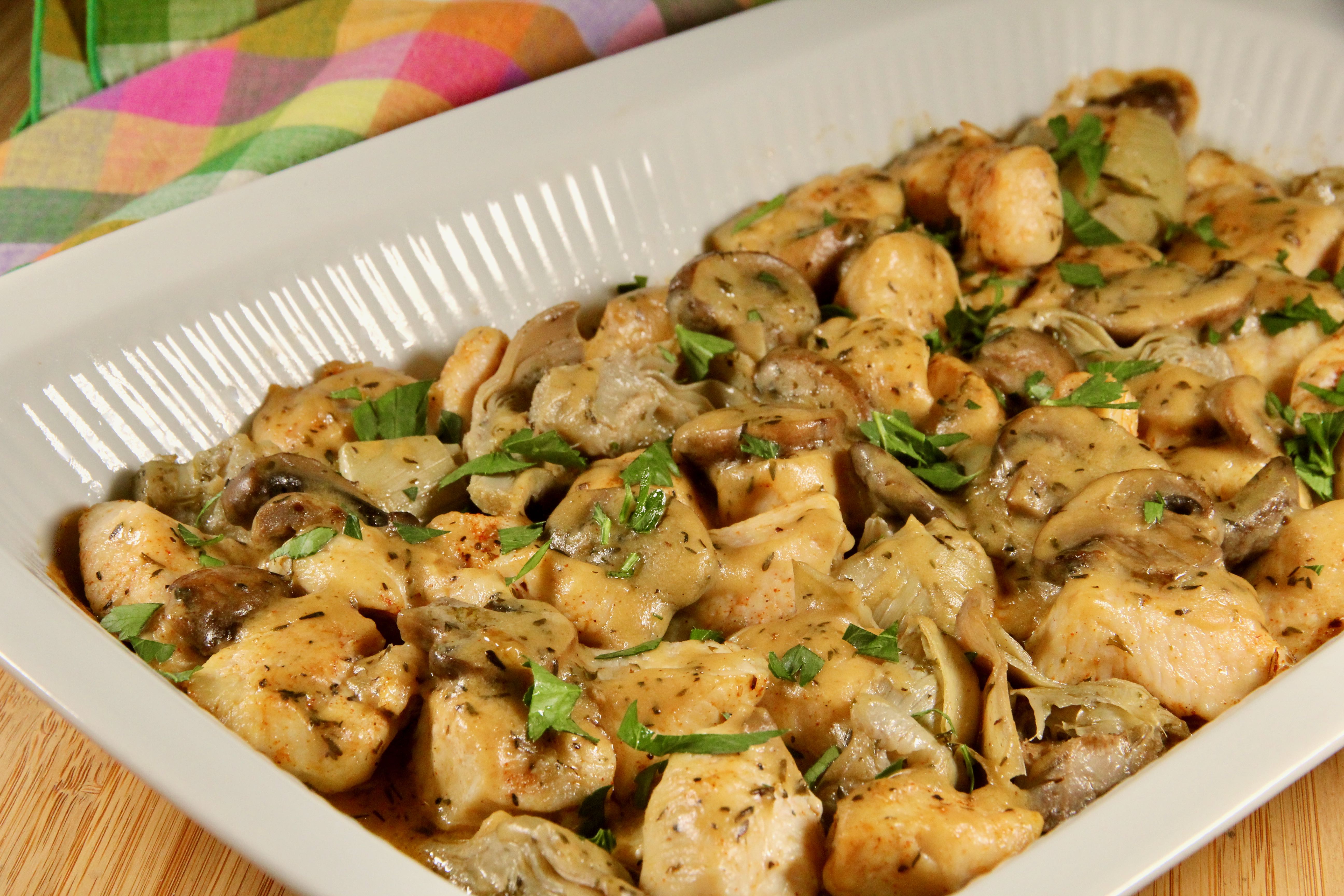 Chicken with Artichokes and Mushrooms_image