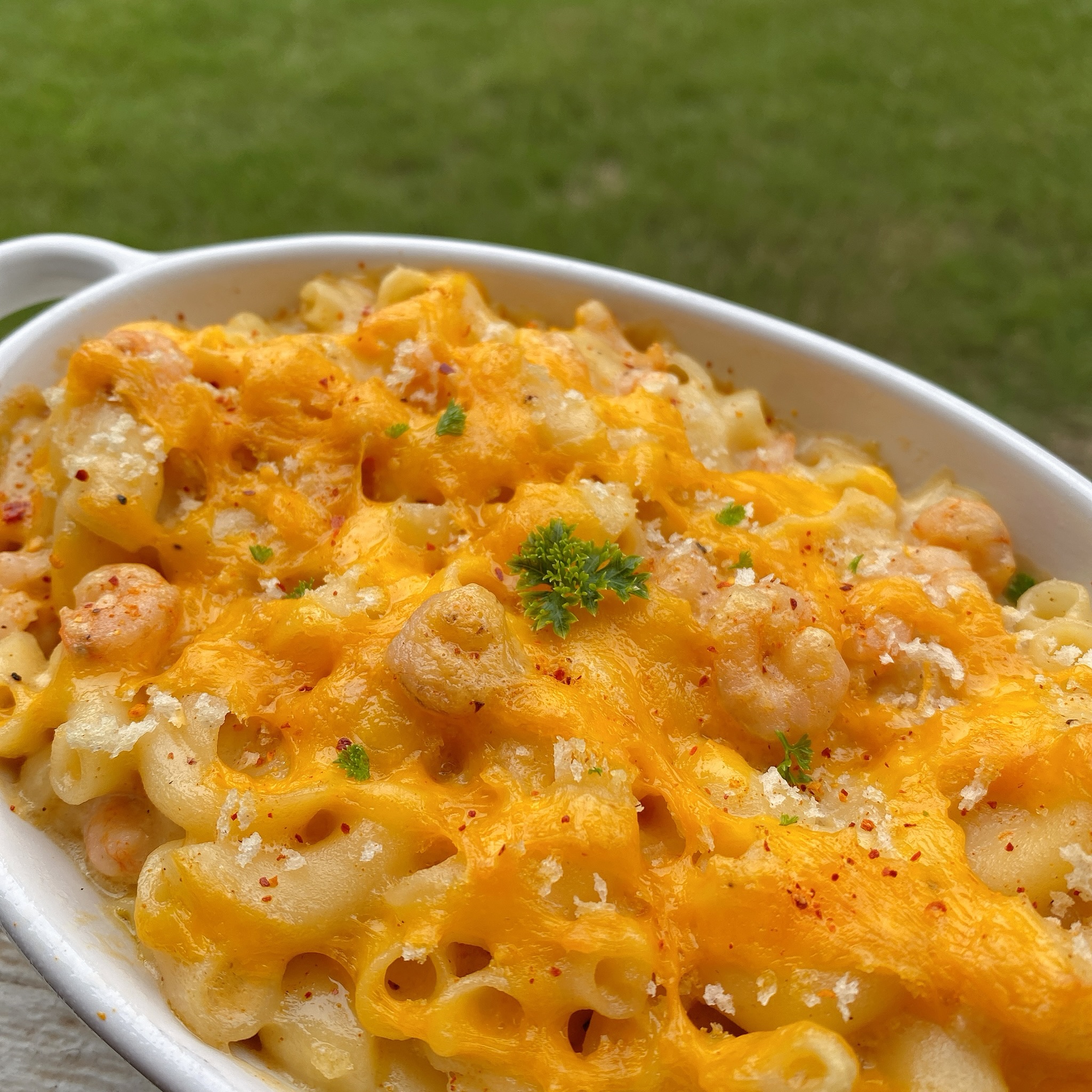 recipe for seafood mac and cheese