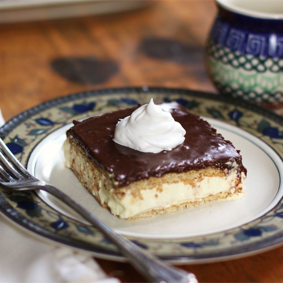 NoBake Chocolate Eclair Cake Recipe Allrecipes