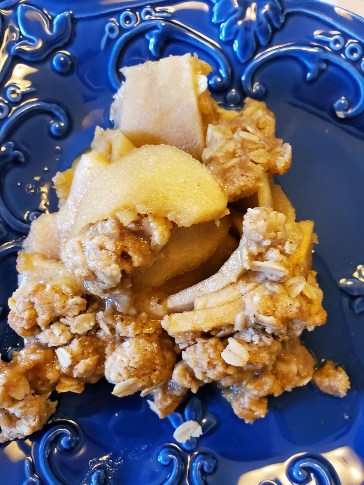 Apple Maple Crumble Pie_image