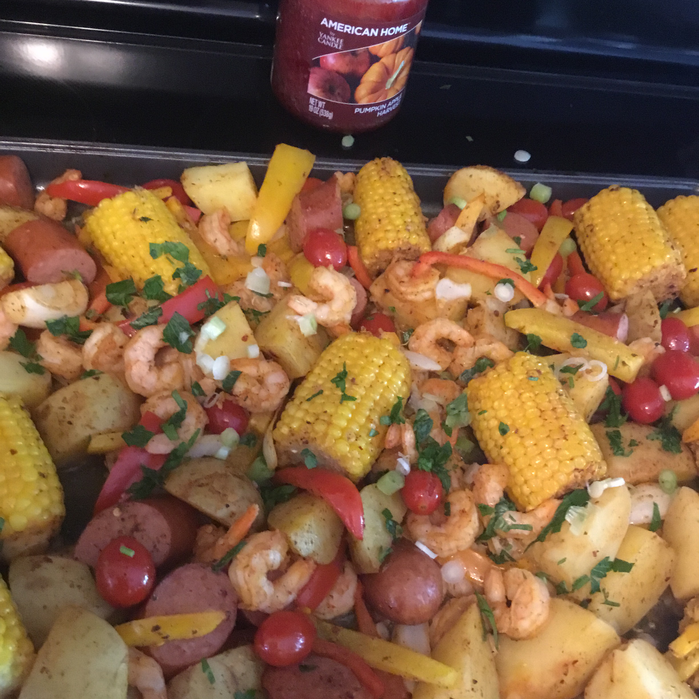 Sheet Pan Shrimp and Sausage Bake Recipe | Allrecipes