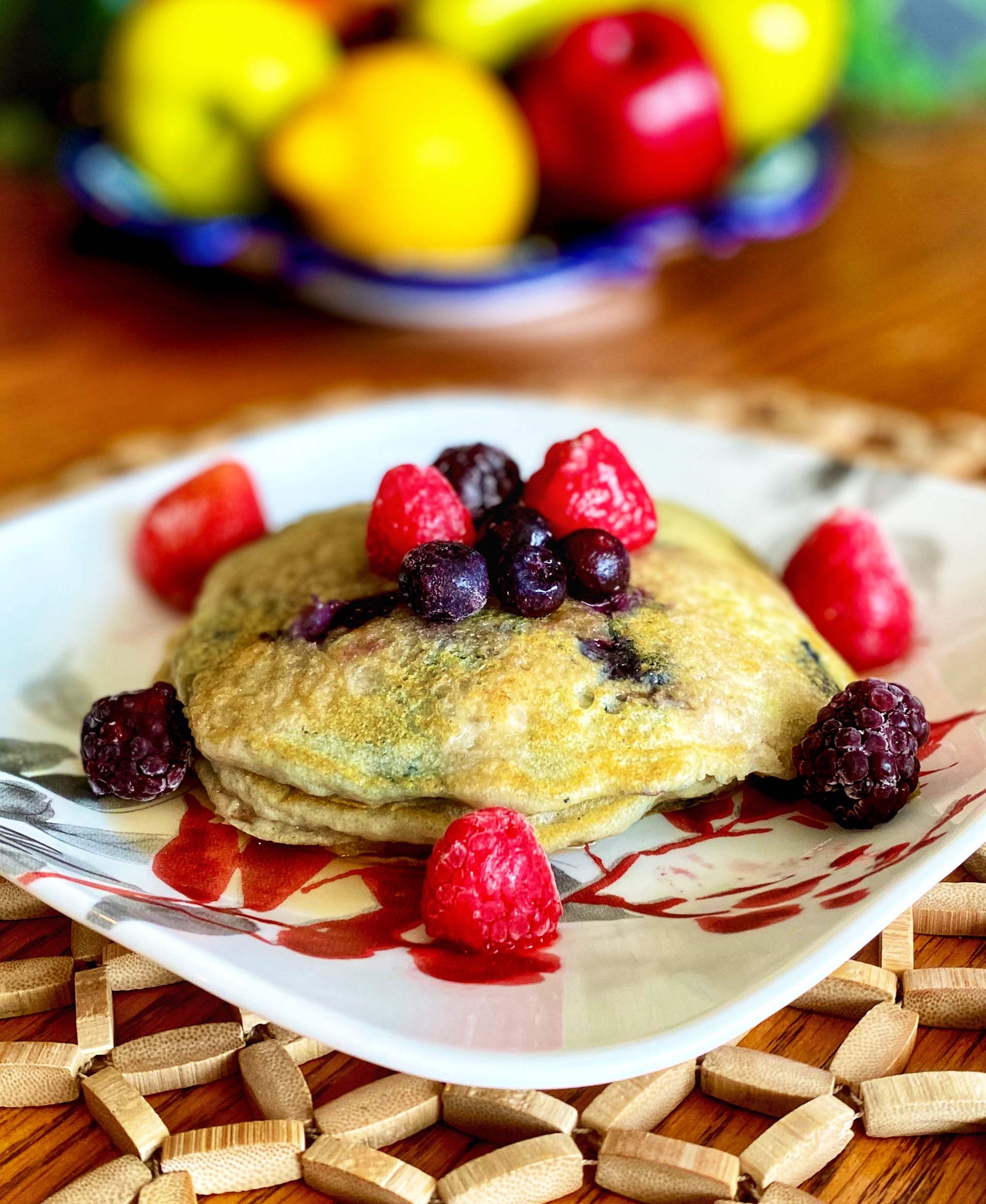 Vegan Blueberry Pancakes_image