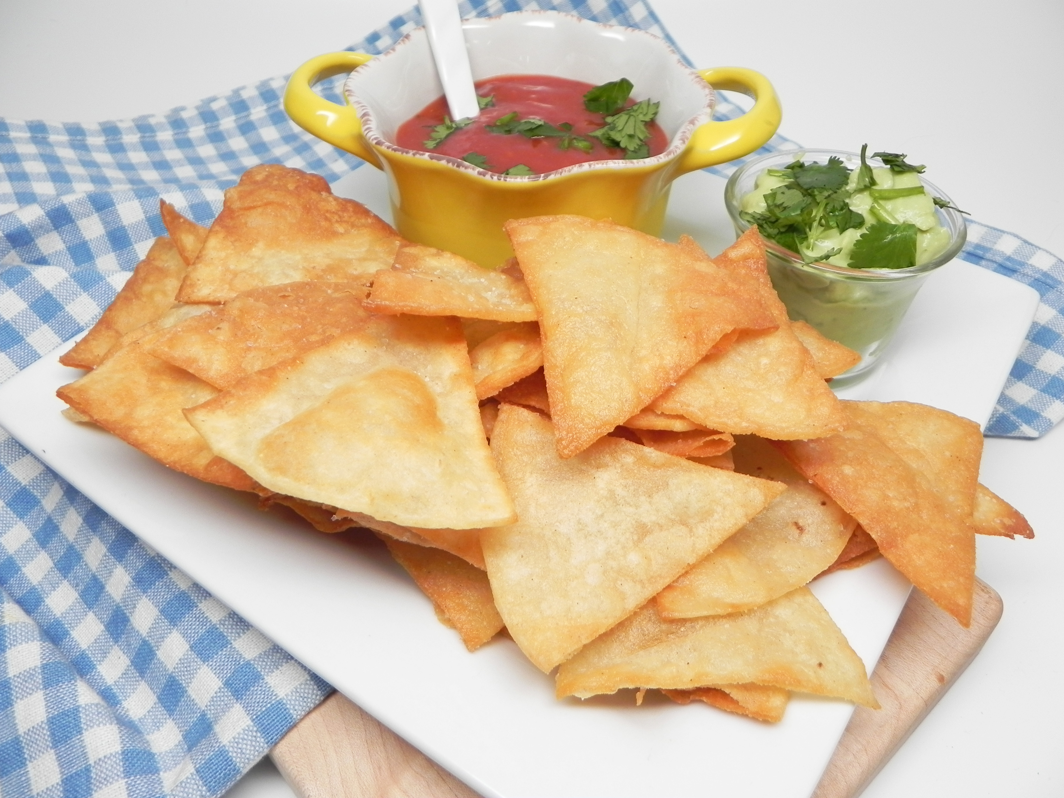 Homemade Deep-Fried Tortilla Chips image