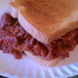 Big Game Grape Jelly Barbeque Ham Sandwiches_image