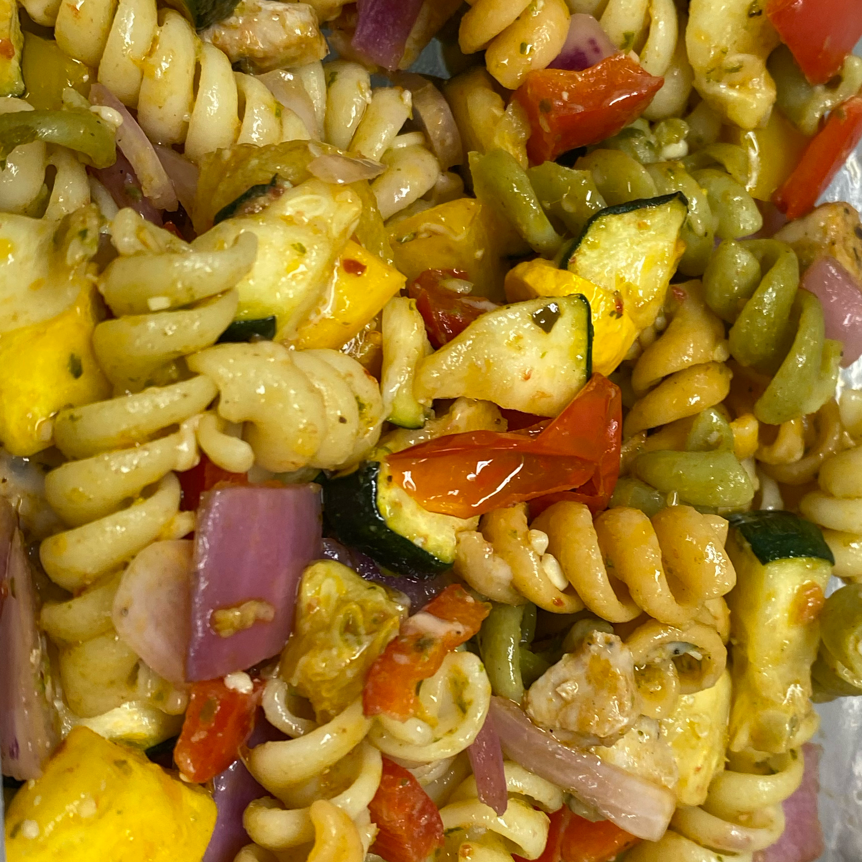 Roasted Veggie Pesto Pasta Salad Recipe | Allrecipes