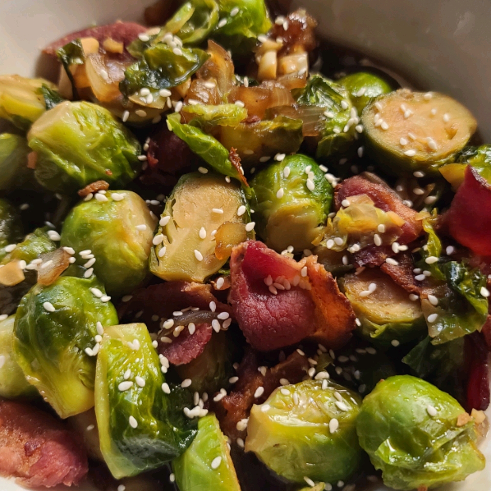 Honey Glazed Brussels Sprouts image
