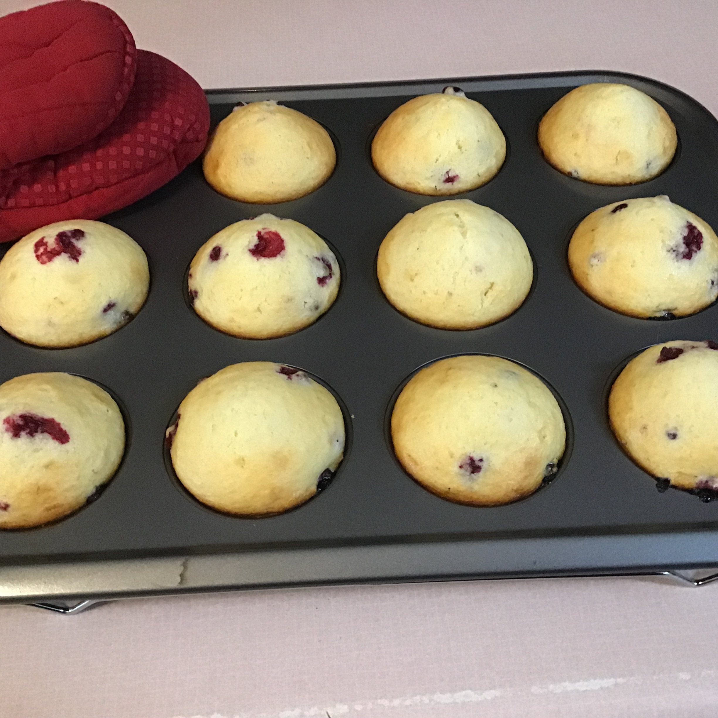 Lemon Cranberry Muffins Recipe | Allrecipes