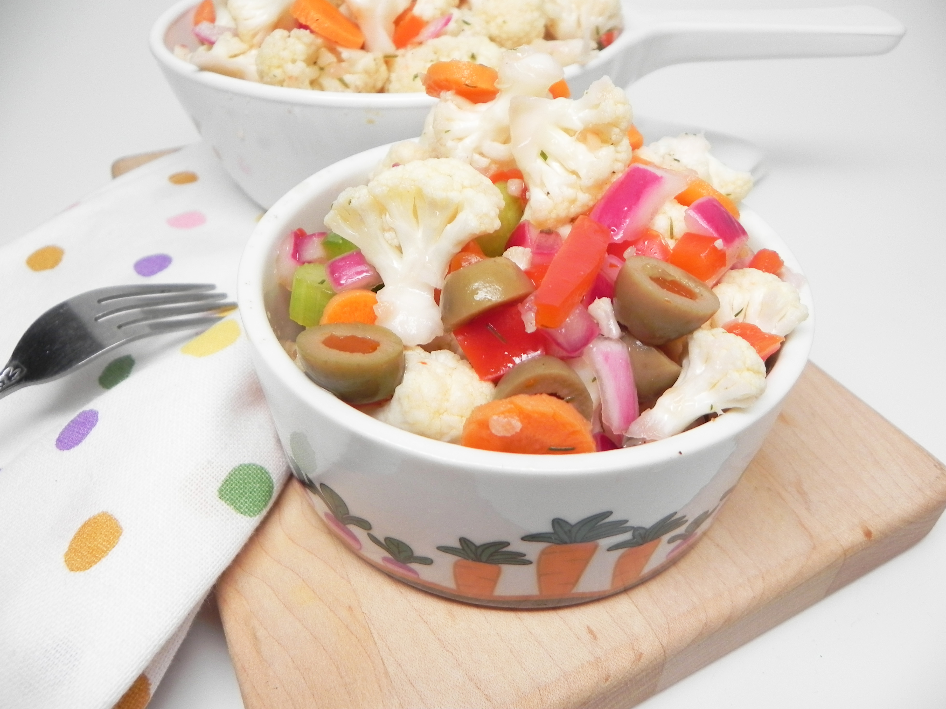 Spicy Marinated Cauliflower Salad image