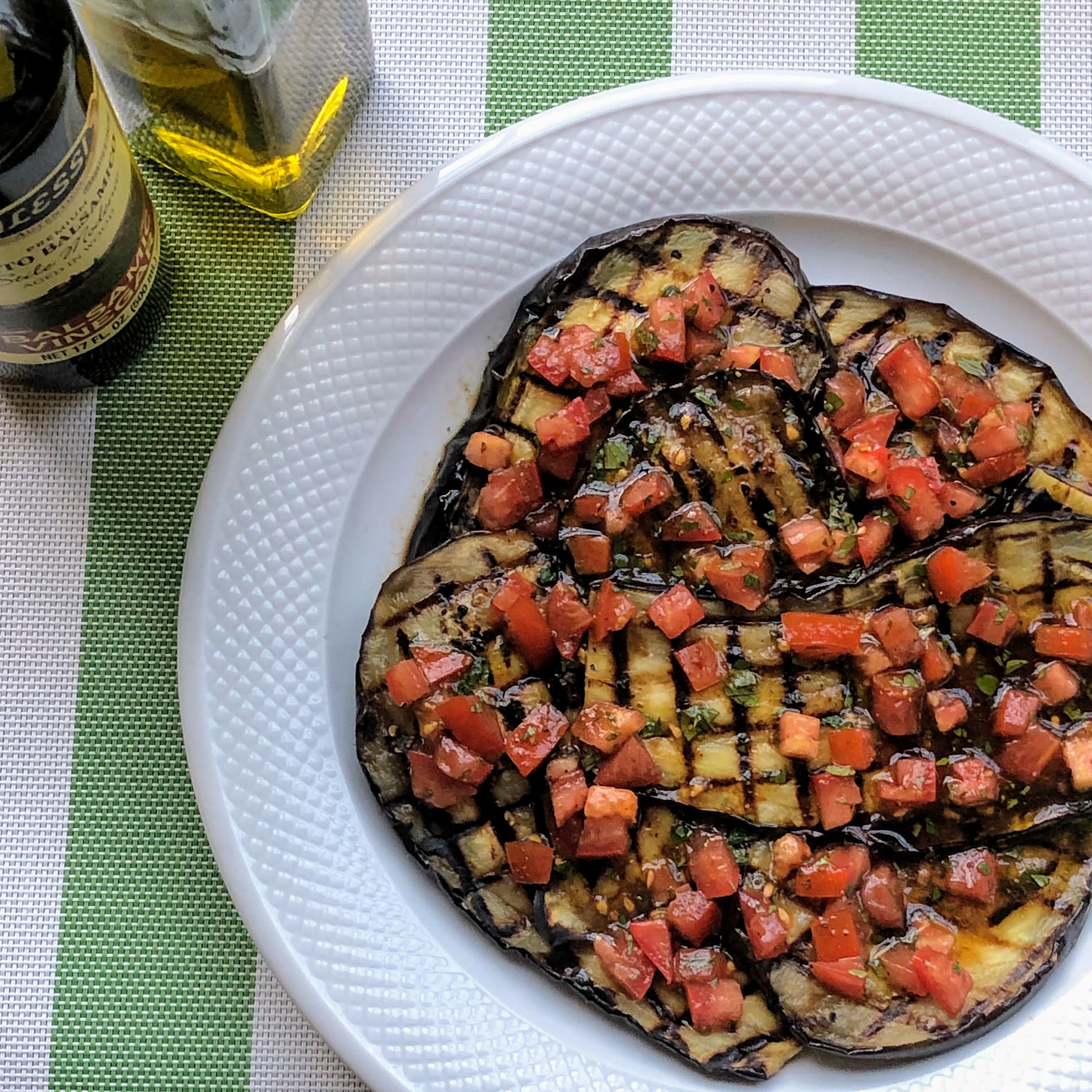 Grilled Eggplant with Balsamic Vinegar Relish Allrecipes