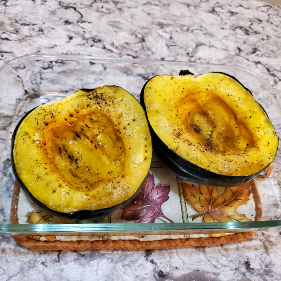 microwave acorn squash