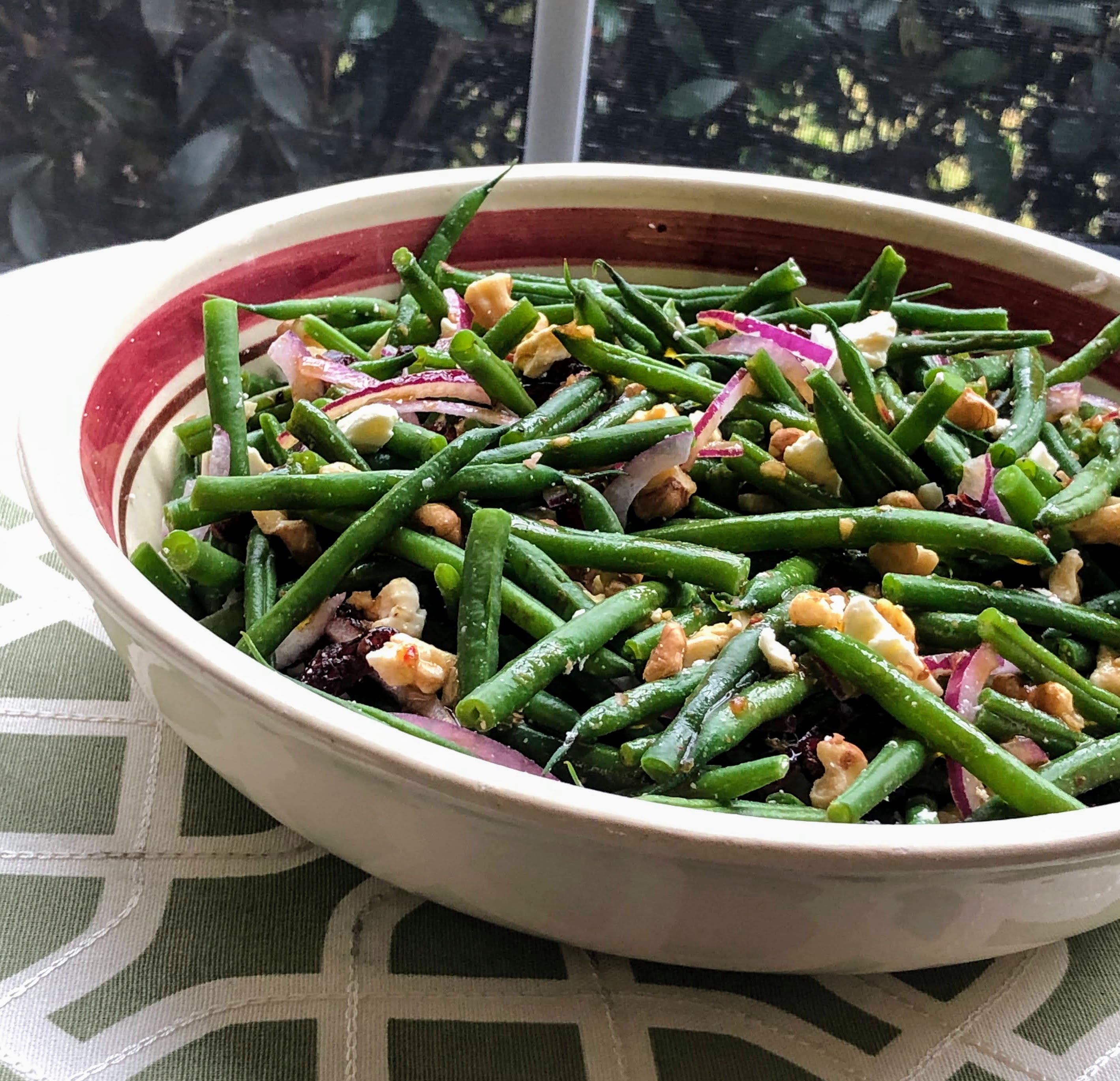 Green Bean Salad with Feta Cheese_image