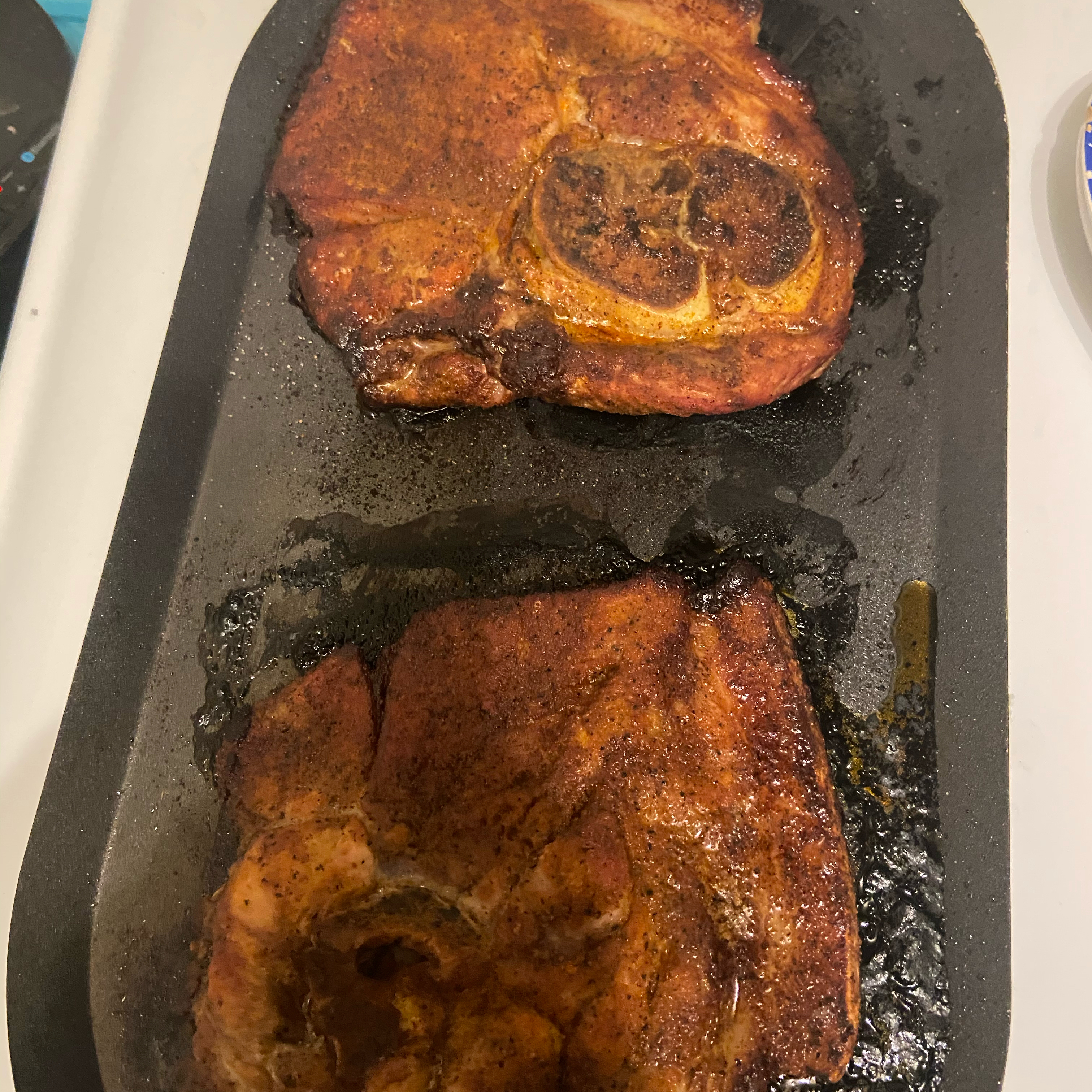 Pork Rub Rubbed And Baked Pork Chops Recipe Allrecipes