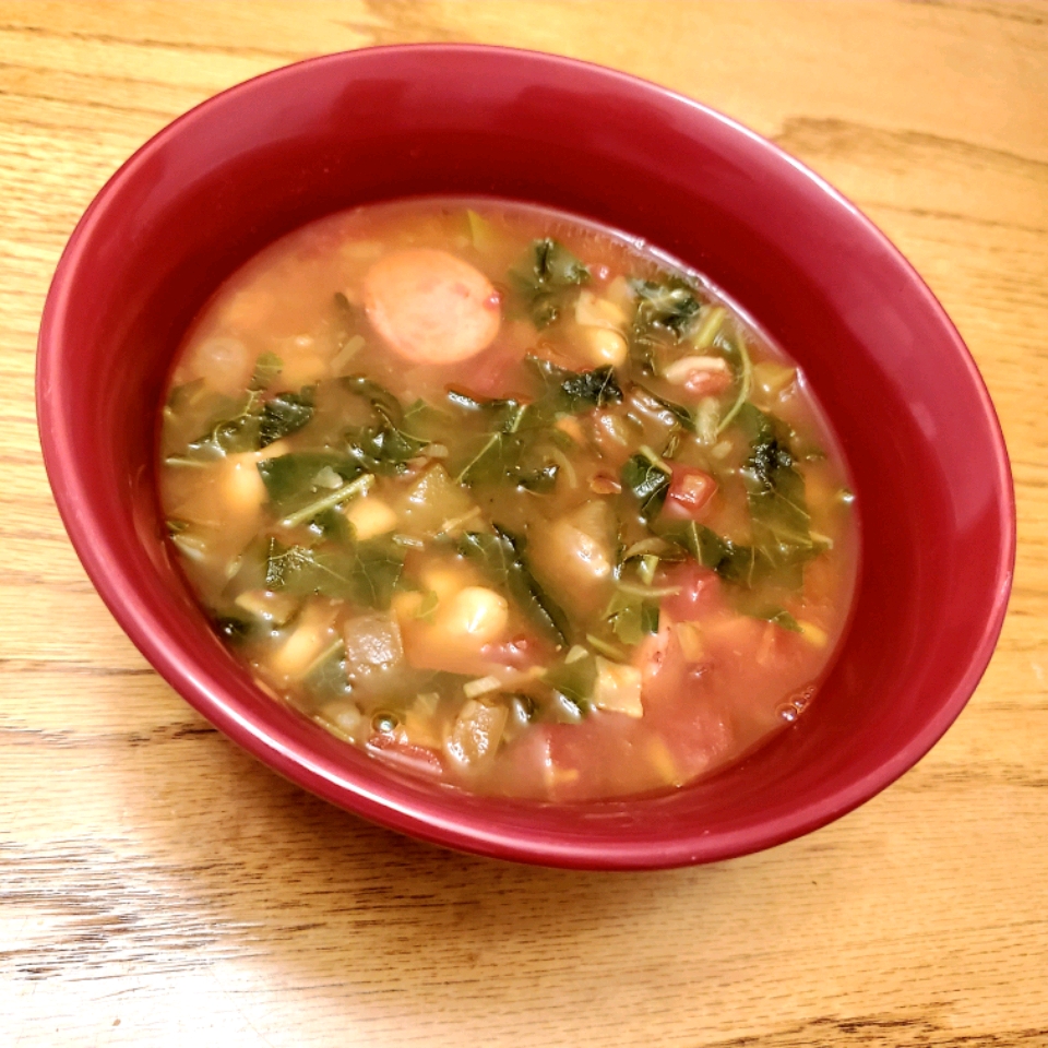 Collard Greens and Bean Soup image