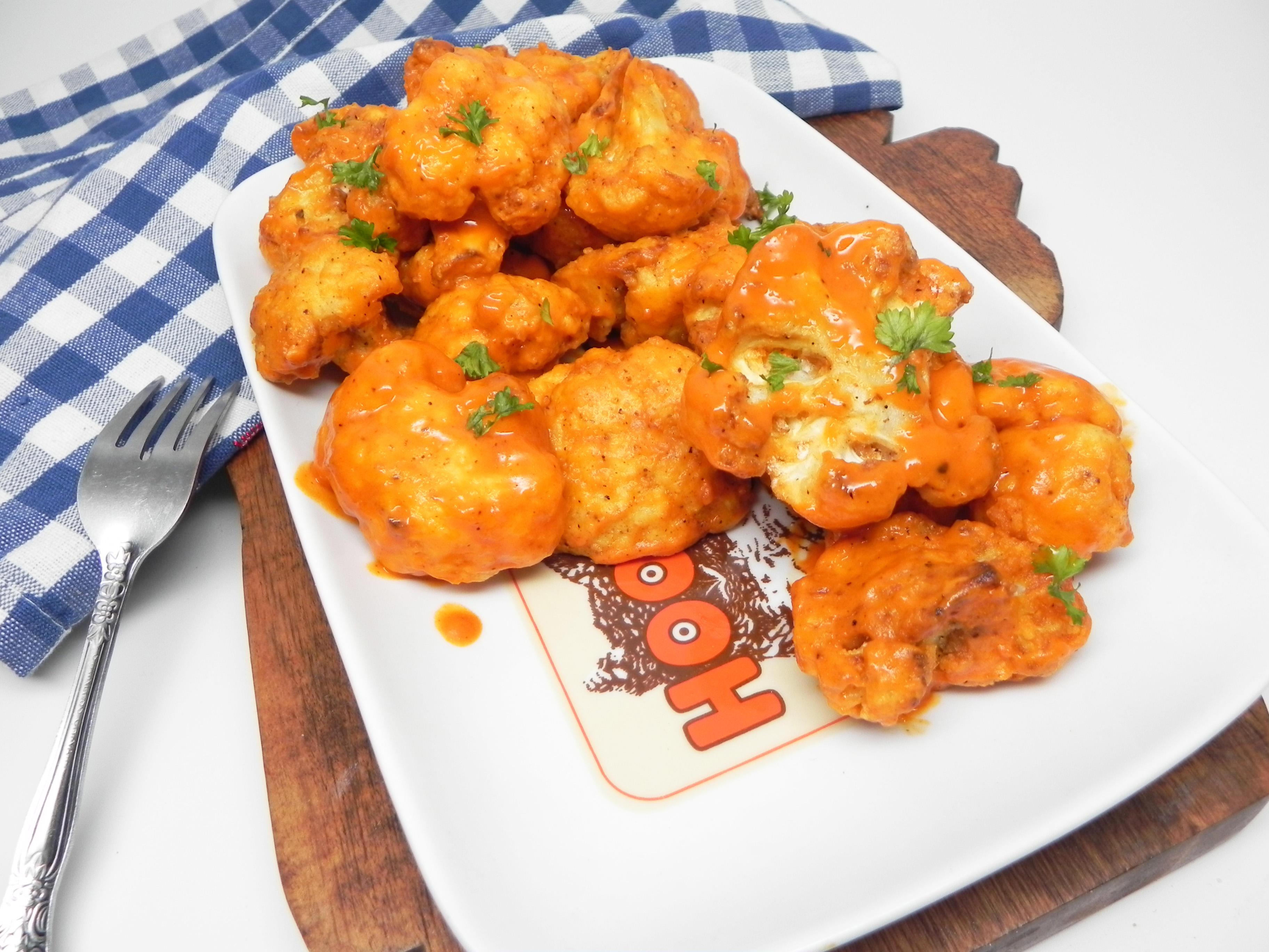 Air Fryer Vegan Buffalo Cauliflower image