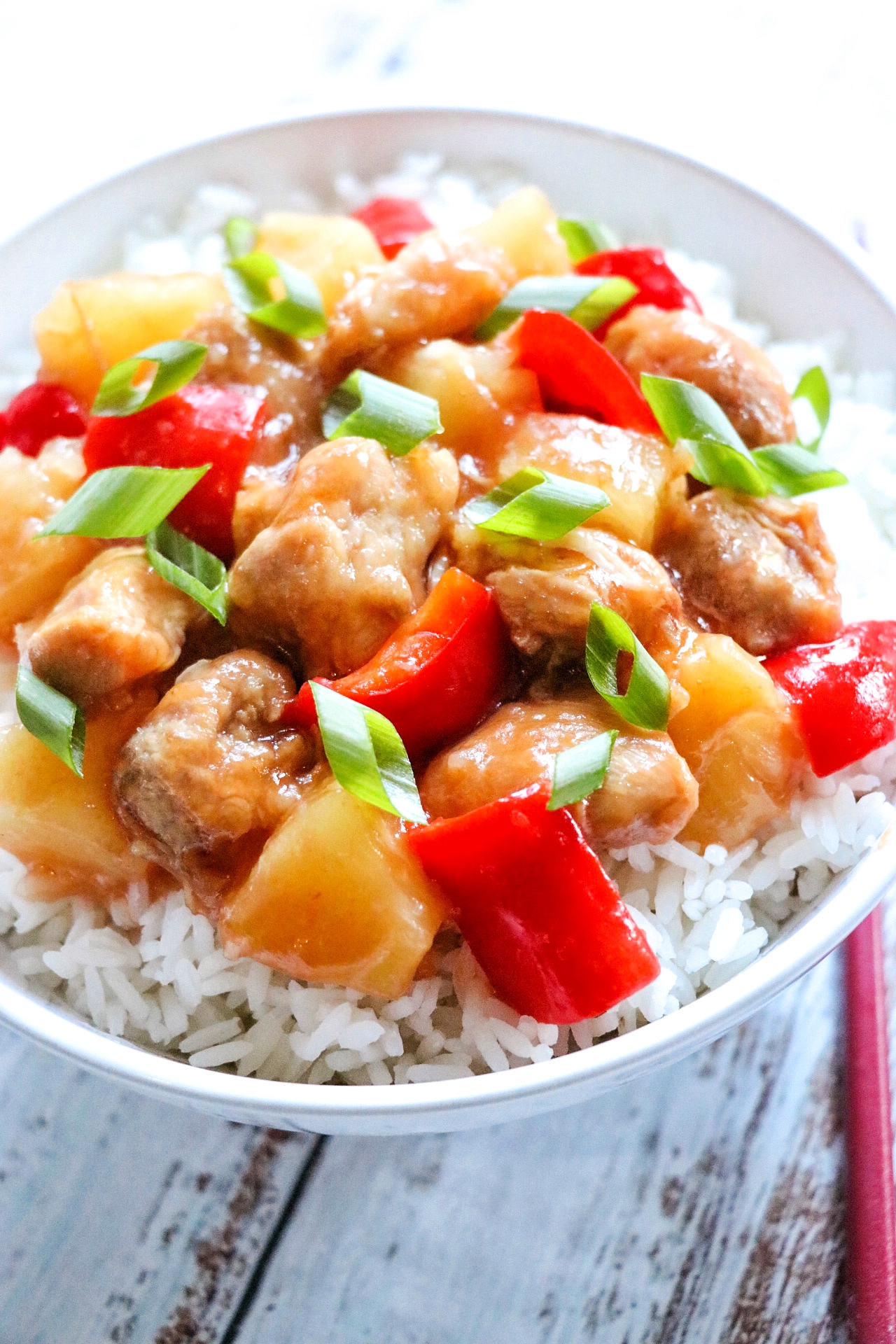 Slow Cooker Sweet and Sour Chicken Thighs image