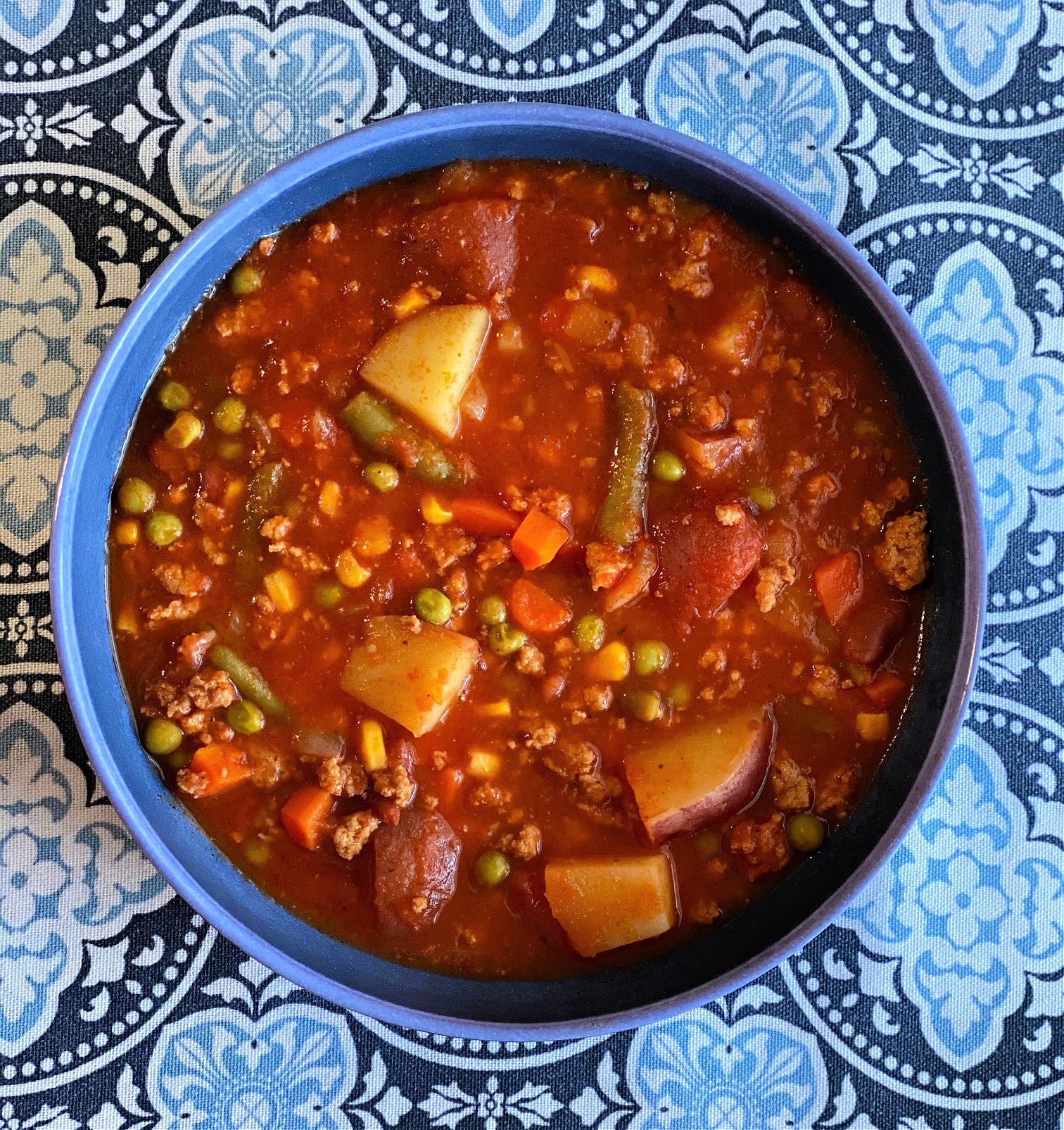 Ground Turkey Soup with Beans_image