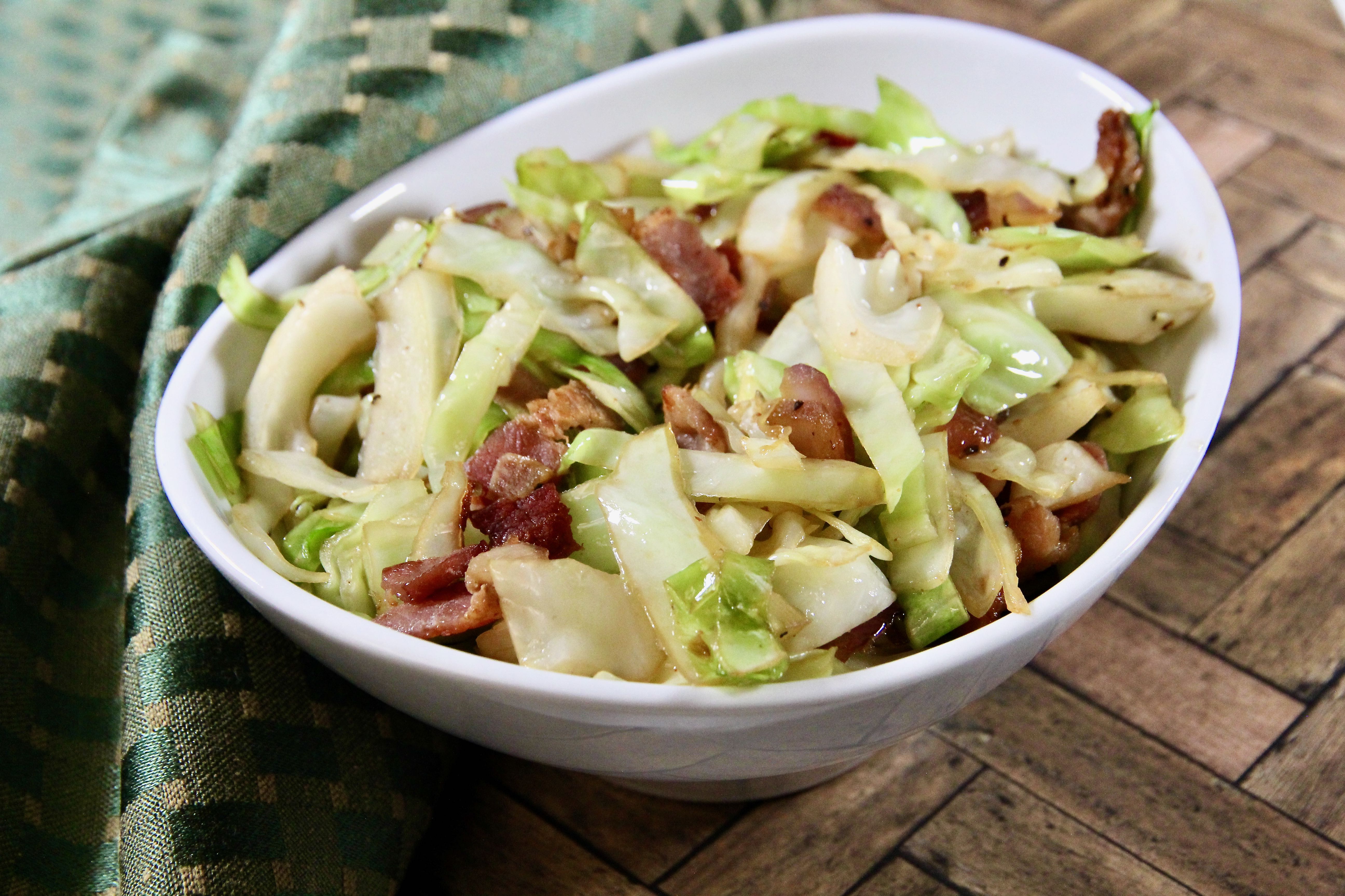 Pancetta Fried Cabbage image