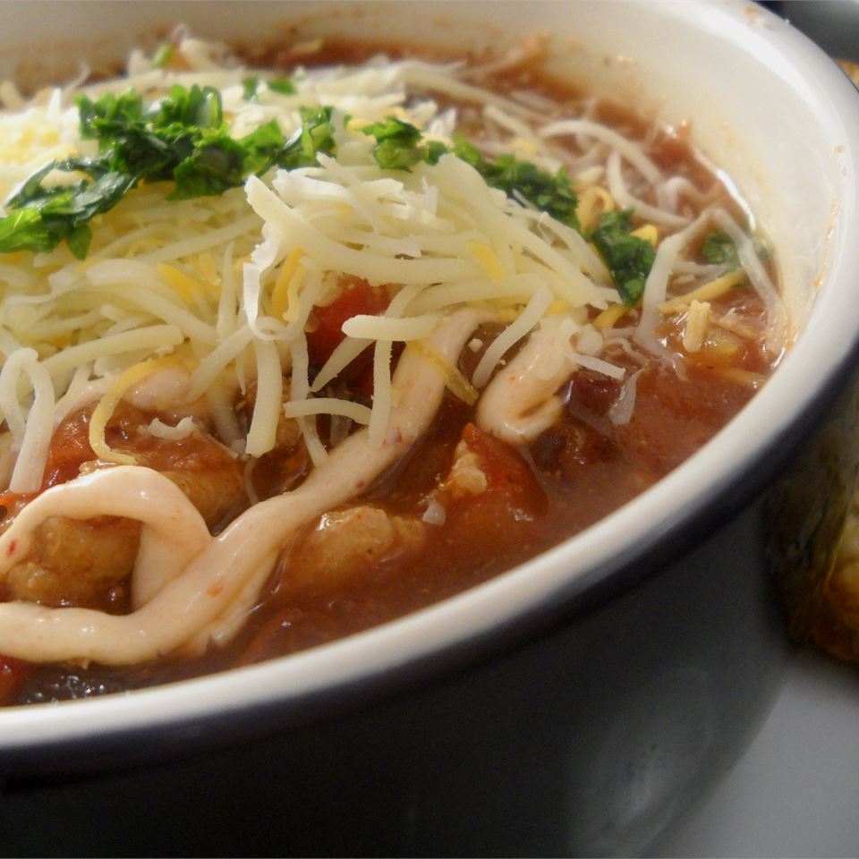 Gobble Gobble Chili with Chipotle Baja Sauce image