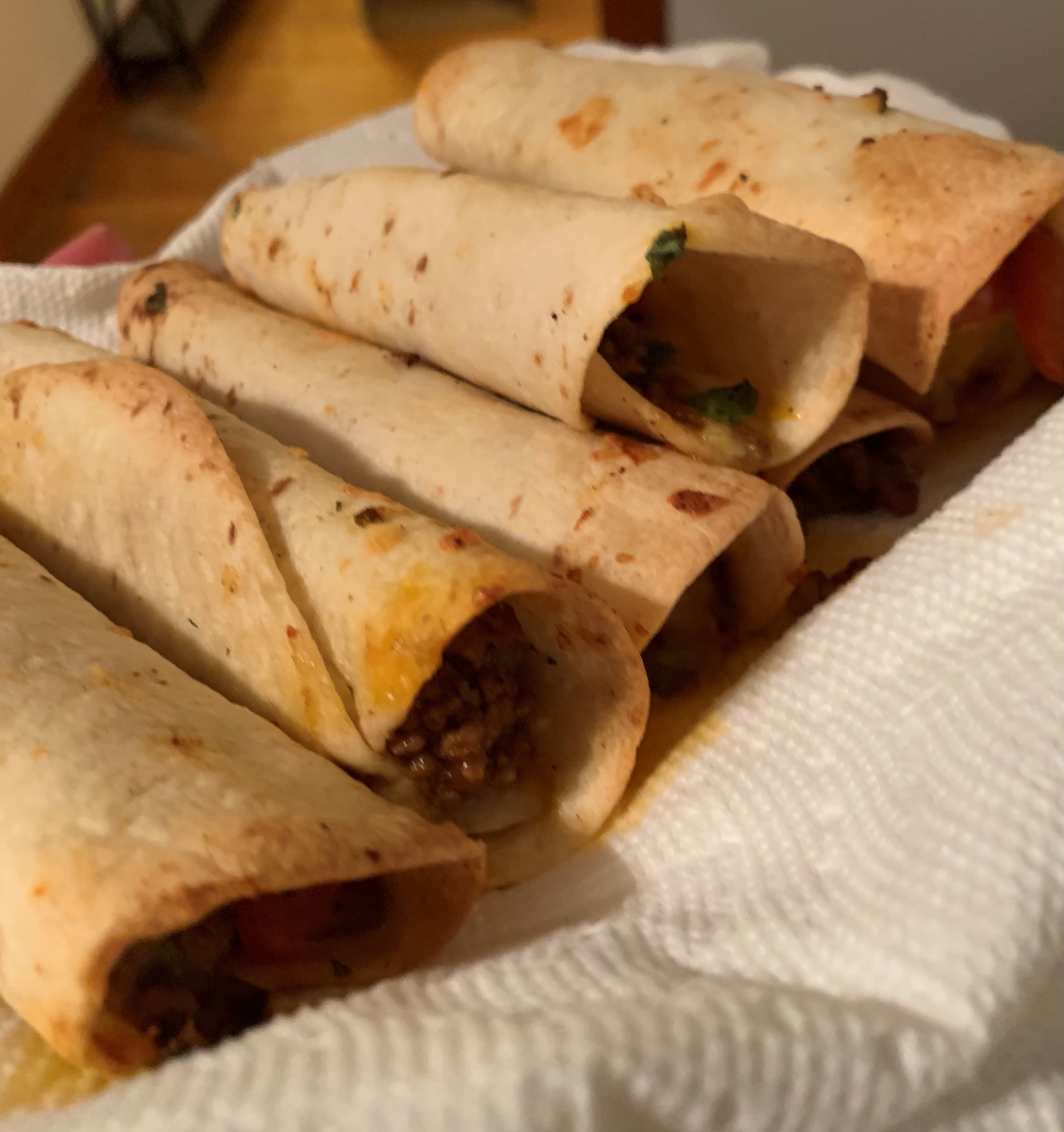 Beef, Chorizo, and Chile Flautas image