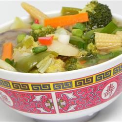 Chinese Chicken Vegetable Soup_image