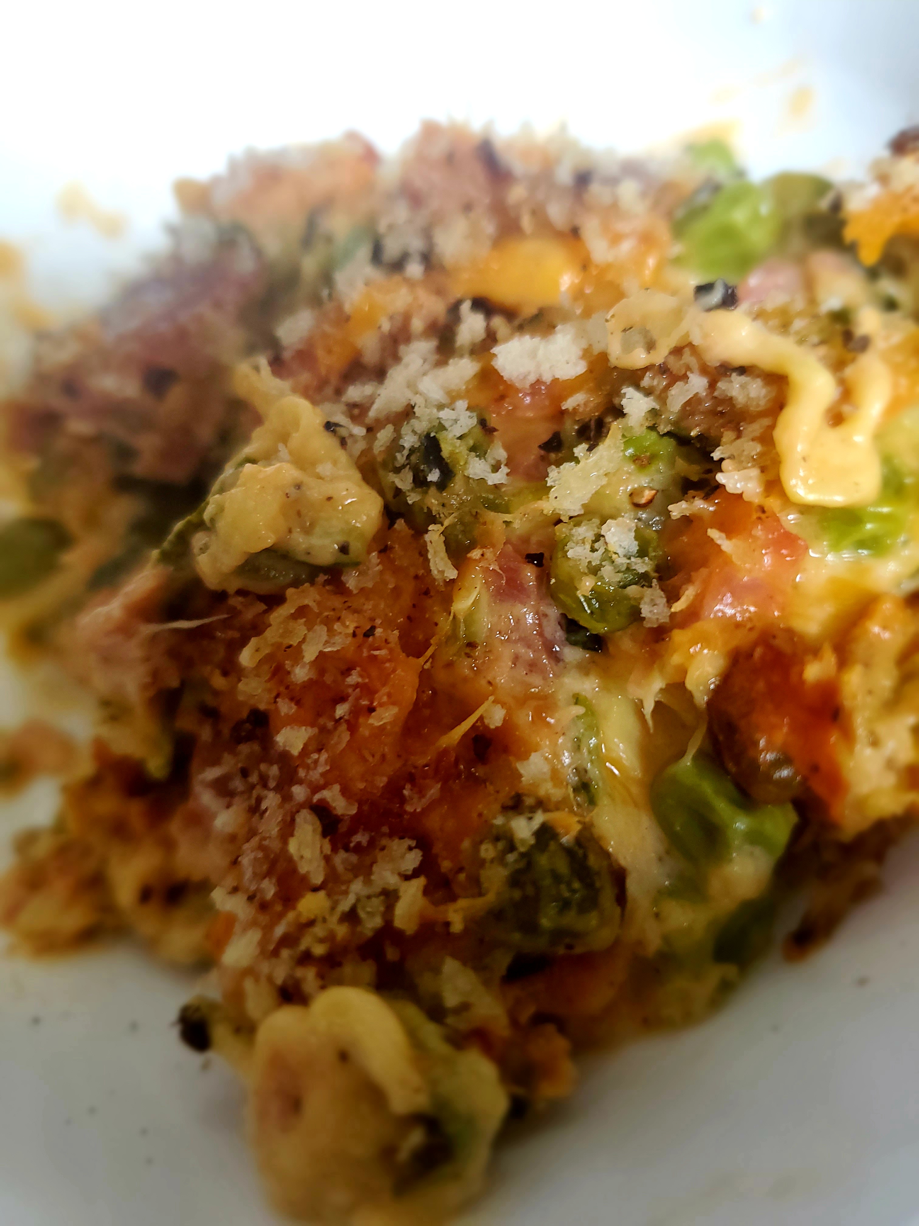 Cheesy Tuna and Zucchini Noodle Casserole image