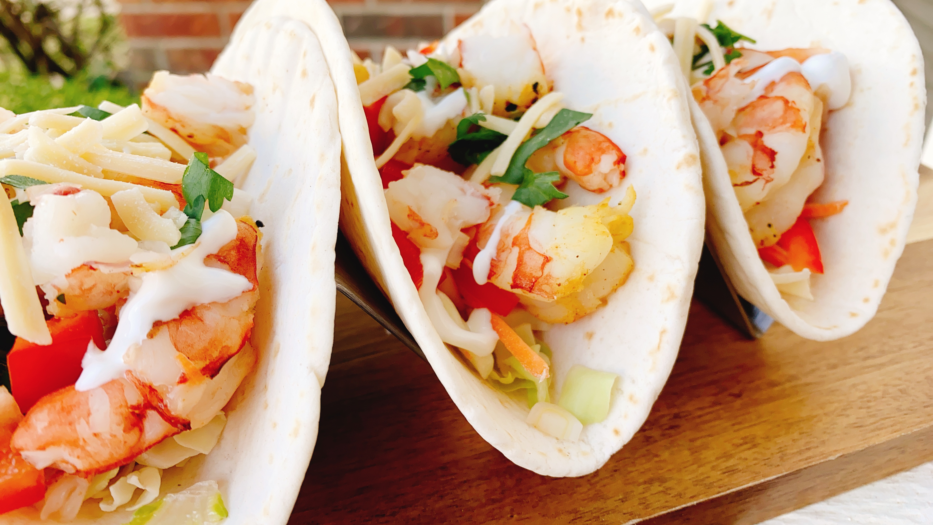 Twisted Air Fryer Shrimp Tacos image