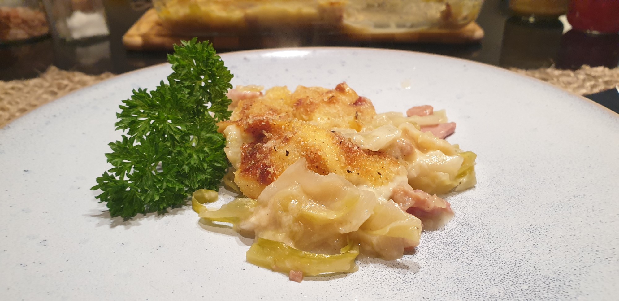 Scalloped Cabbage with Ham and Cheese_image